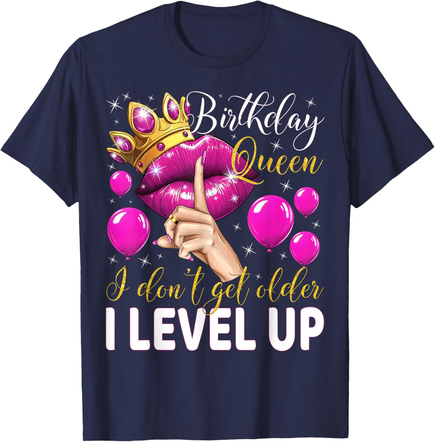 Birthday Queen Level Up T-Shirt for Fun Birthday Celebrations - 5