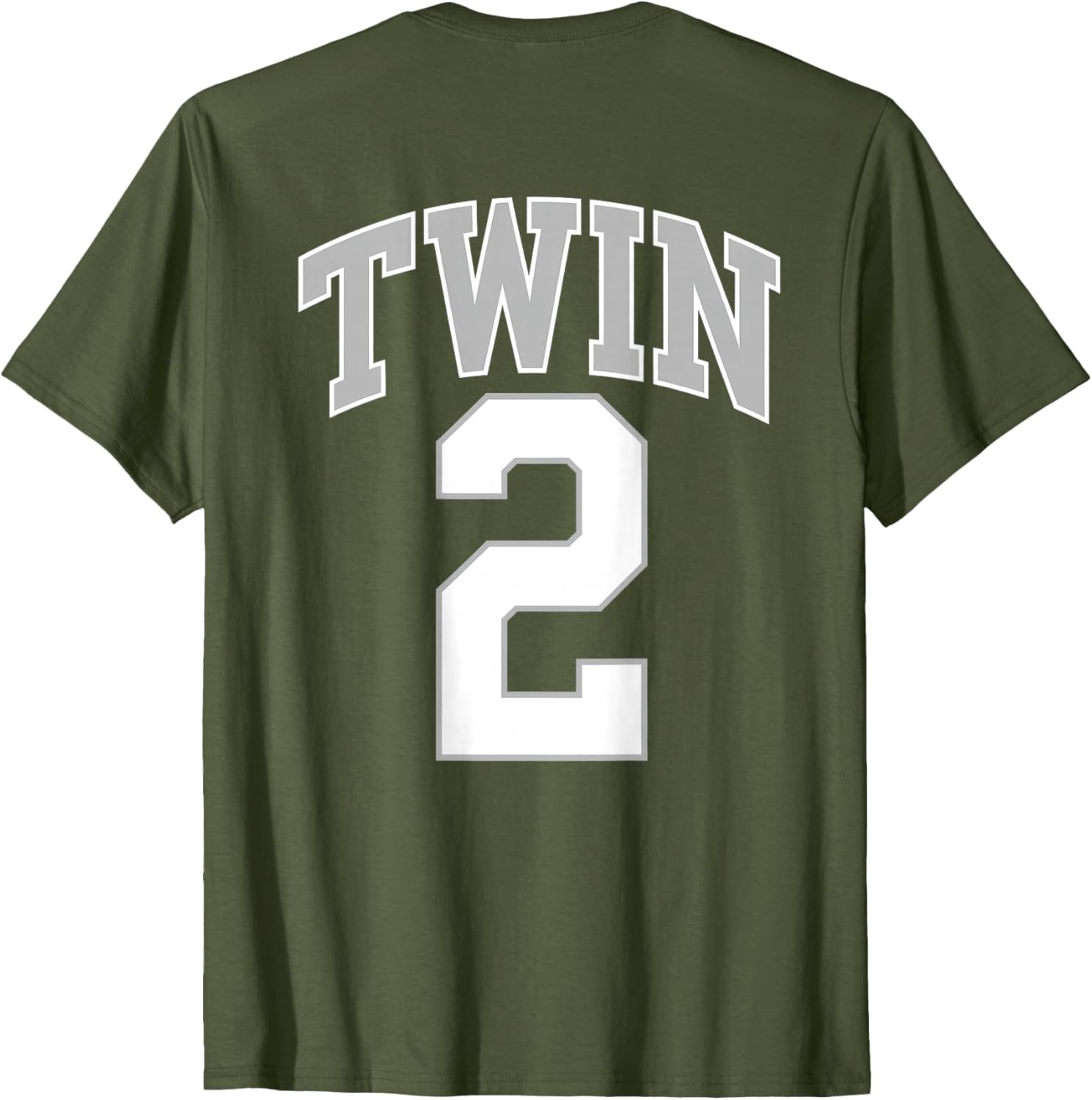 Matching Funny TWIN 1 and TWIN 2 Adult and Kids Jerseys T-Shirt Set - 18