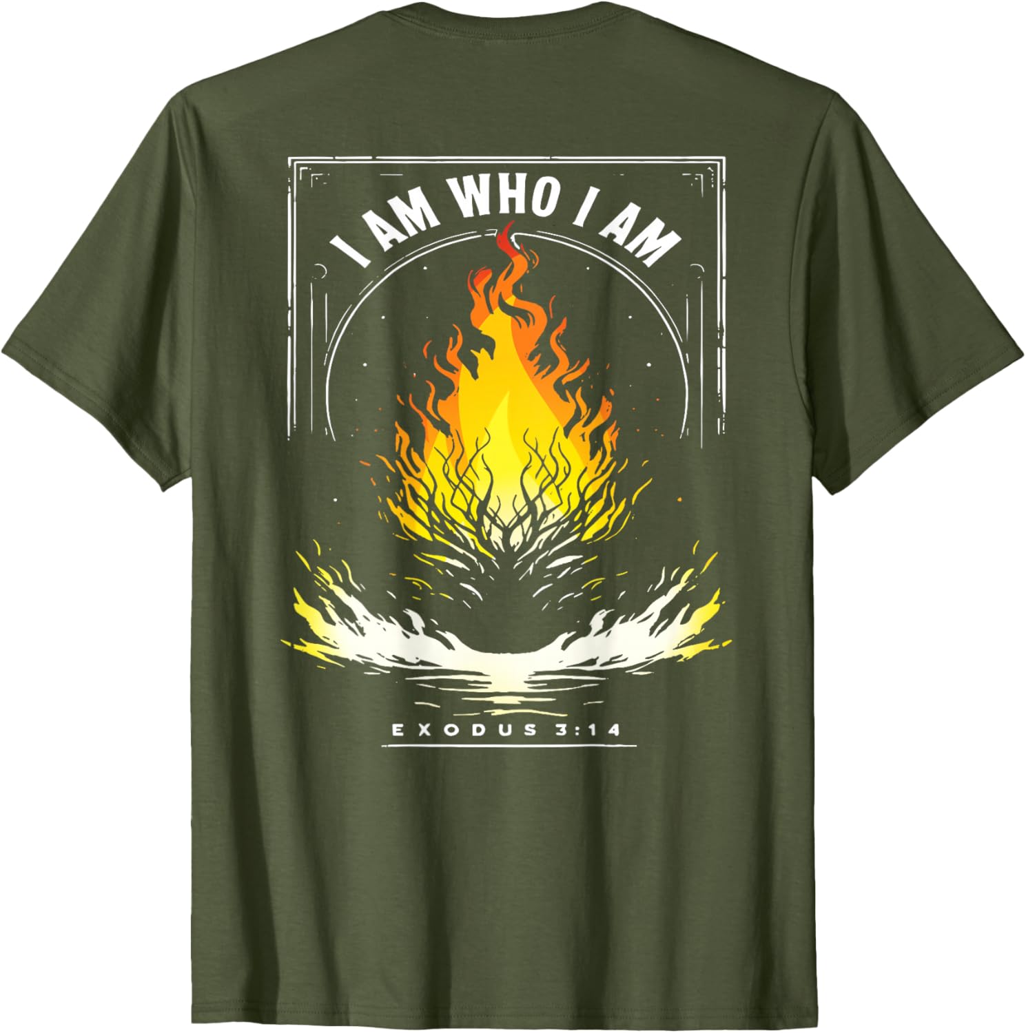 I Am Who I Am Exodus 3:14 Bible Verse T-Shirt for Men and Women - 8