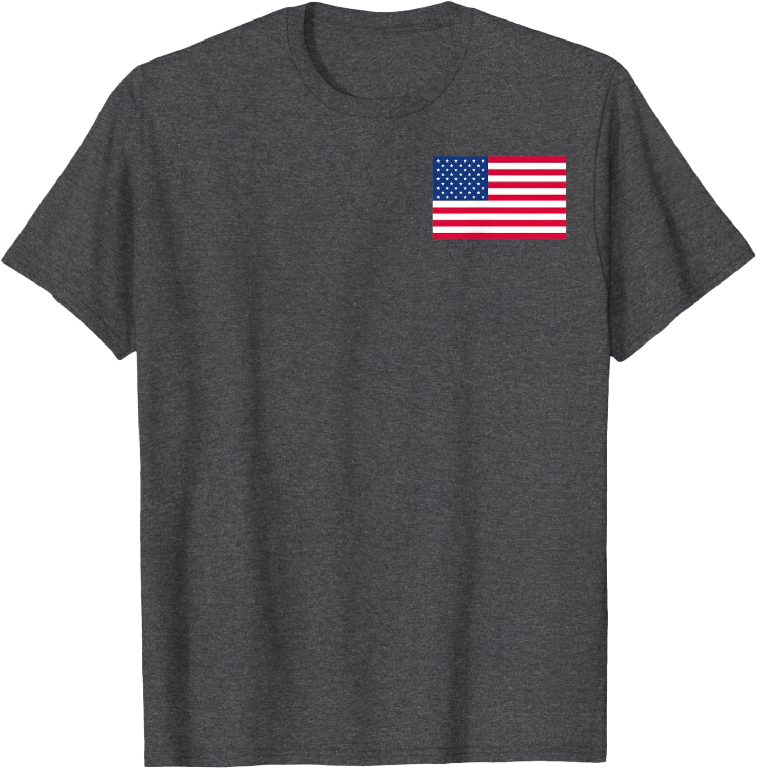 Patriotic American Flag Small Print T-Shirt for Casual Style Lovers - 26