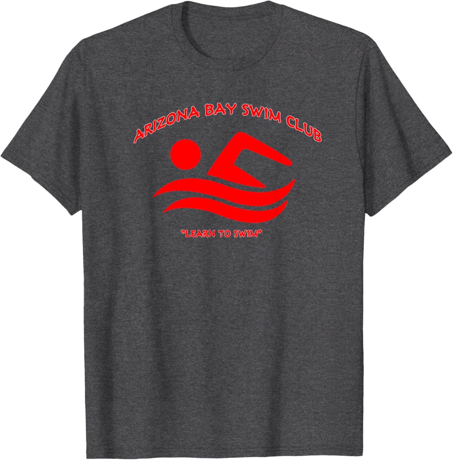 Red Swim Club Bay Arizona T-Shirt - Stylish Swimwear Apparel for All - 13