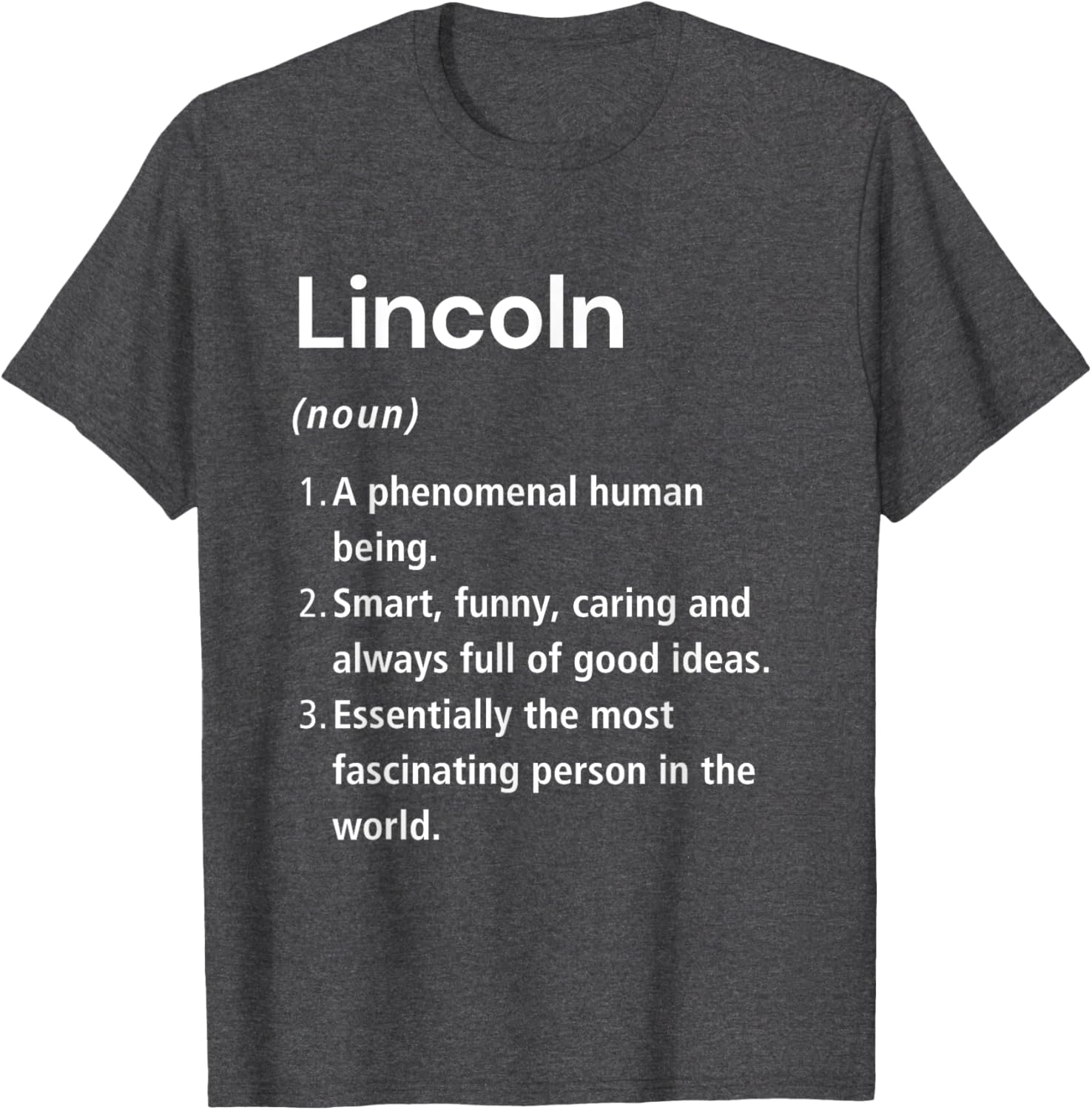 Funny Lincoln Name Definition T-Shirt for Unique Style and Humor - 8