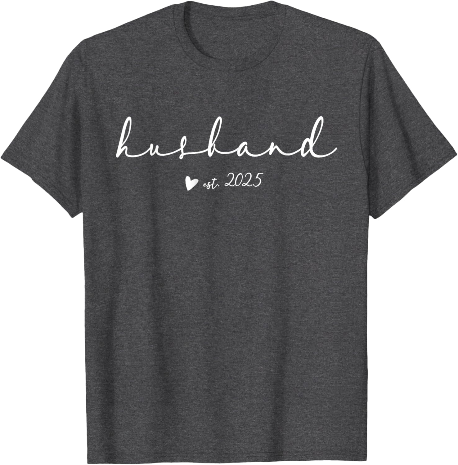 Just Married Husband T-Shirt 2025 Honeymoon Couple Gift Apparel - 15