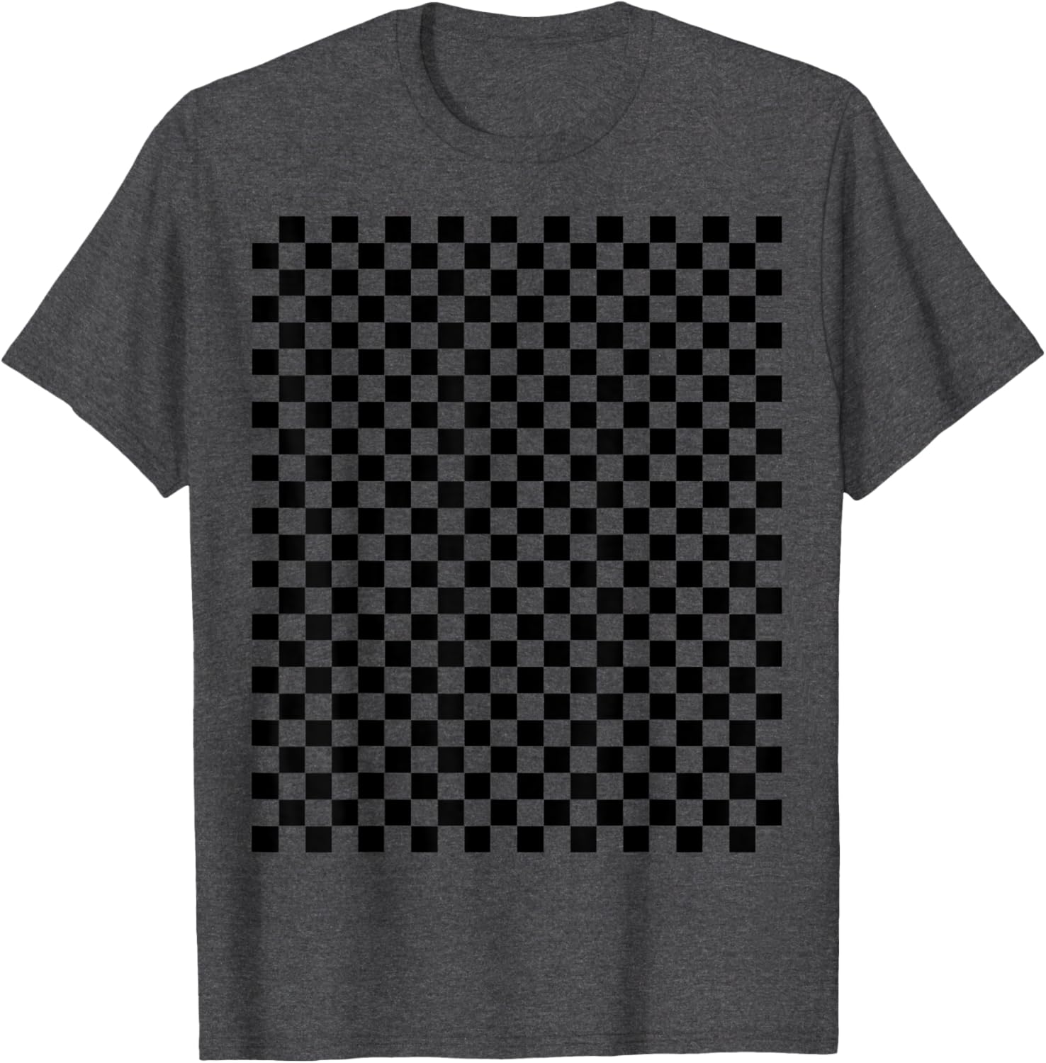 Black Checkered Skate Aesthetic T-Shirt for Trendy Style Lovers - 14