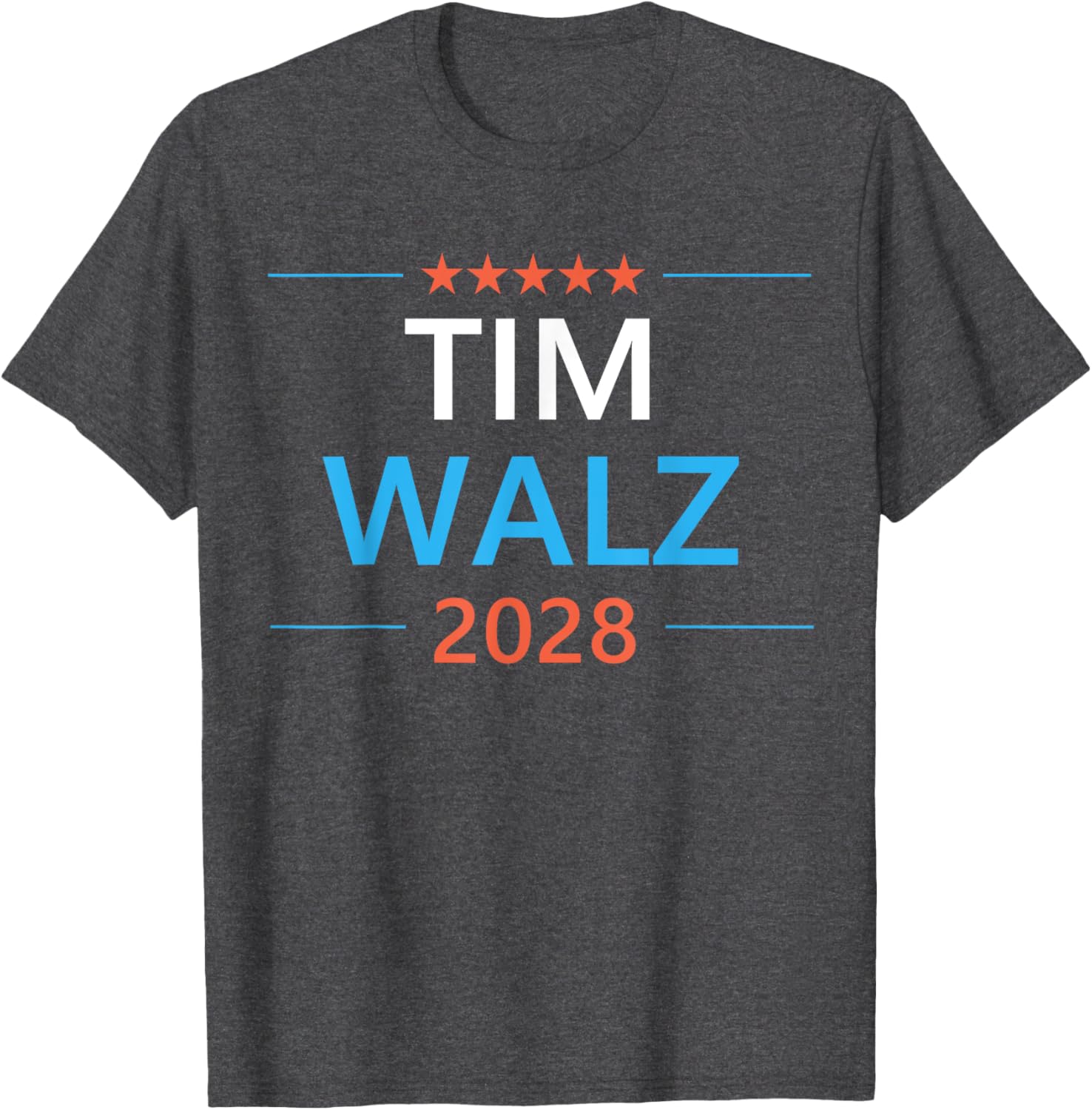 Tim Walz 2028 Presidential Campaign T-Shirt for Supporters and Fans - 4