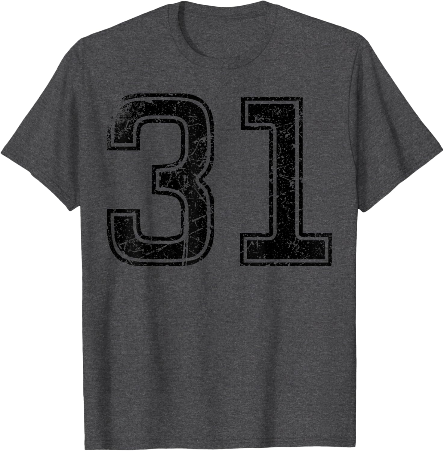 Vintage Sport Black Number 31 T-Shirt for Casual Style Enthusiasts - 9