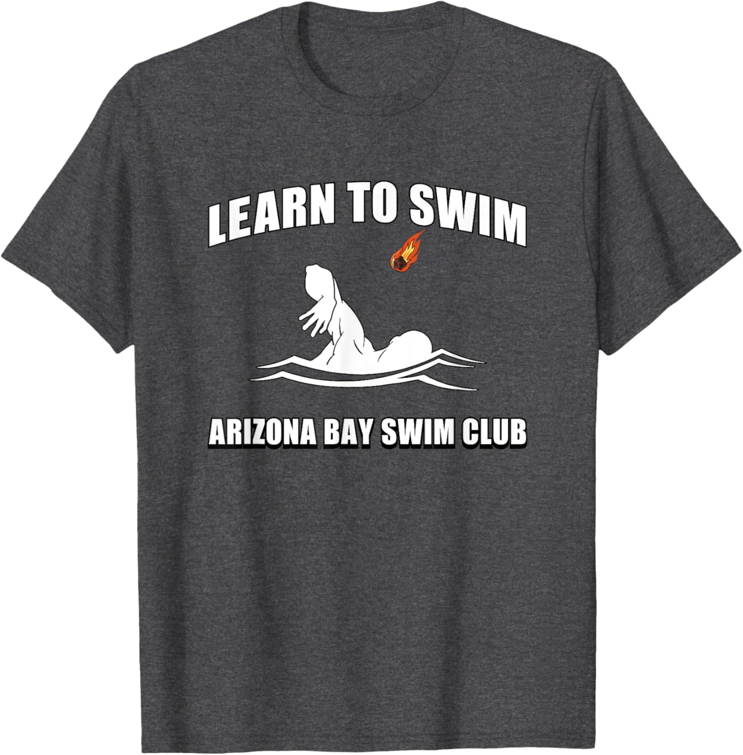 Funny Learn To Swim T-Shirt for Arizona Bay Swim Club Fans - 14