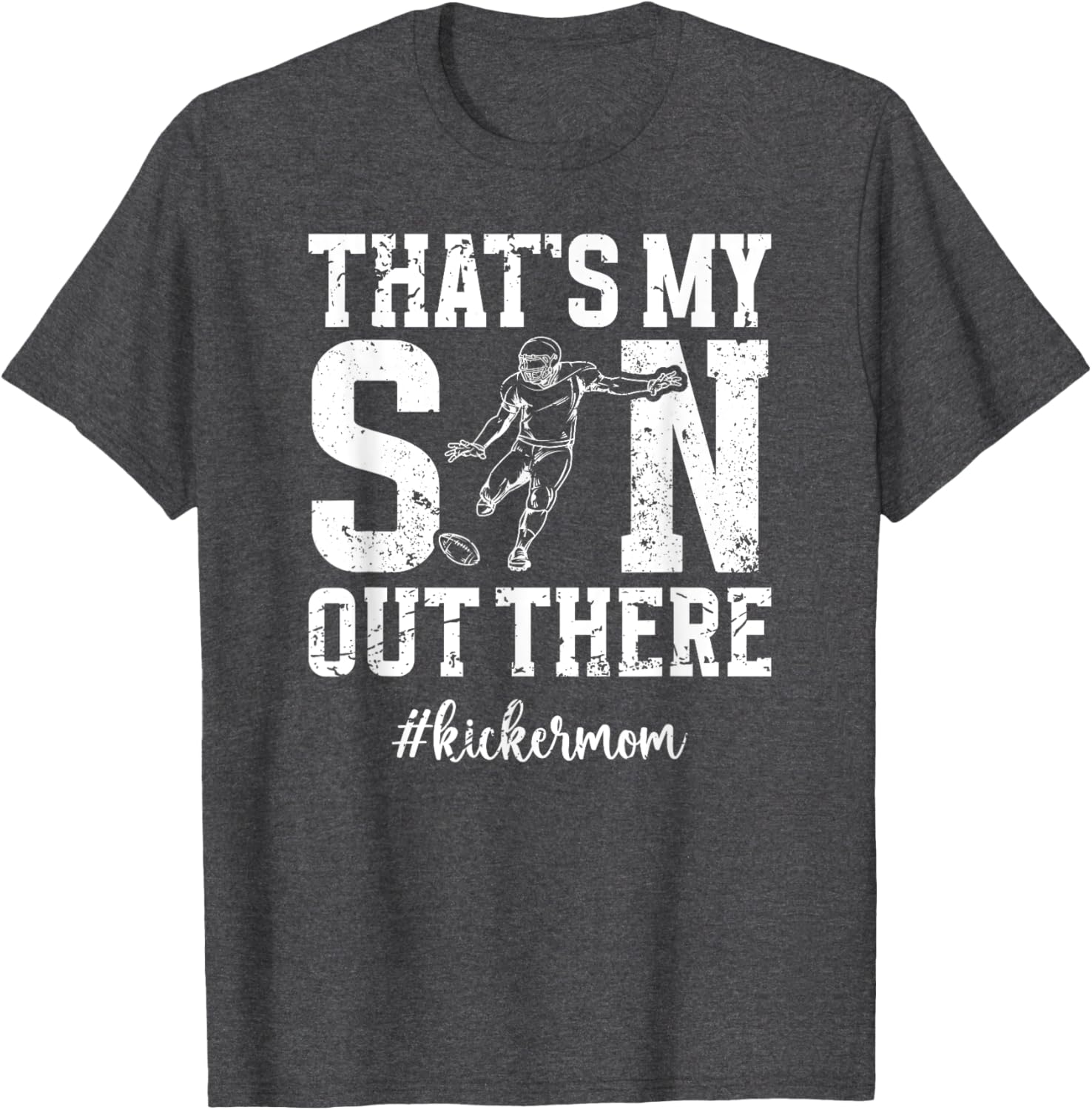 That's My Son Football Kicker Mom T-Shirt for Proud Football Moms - 3