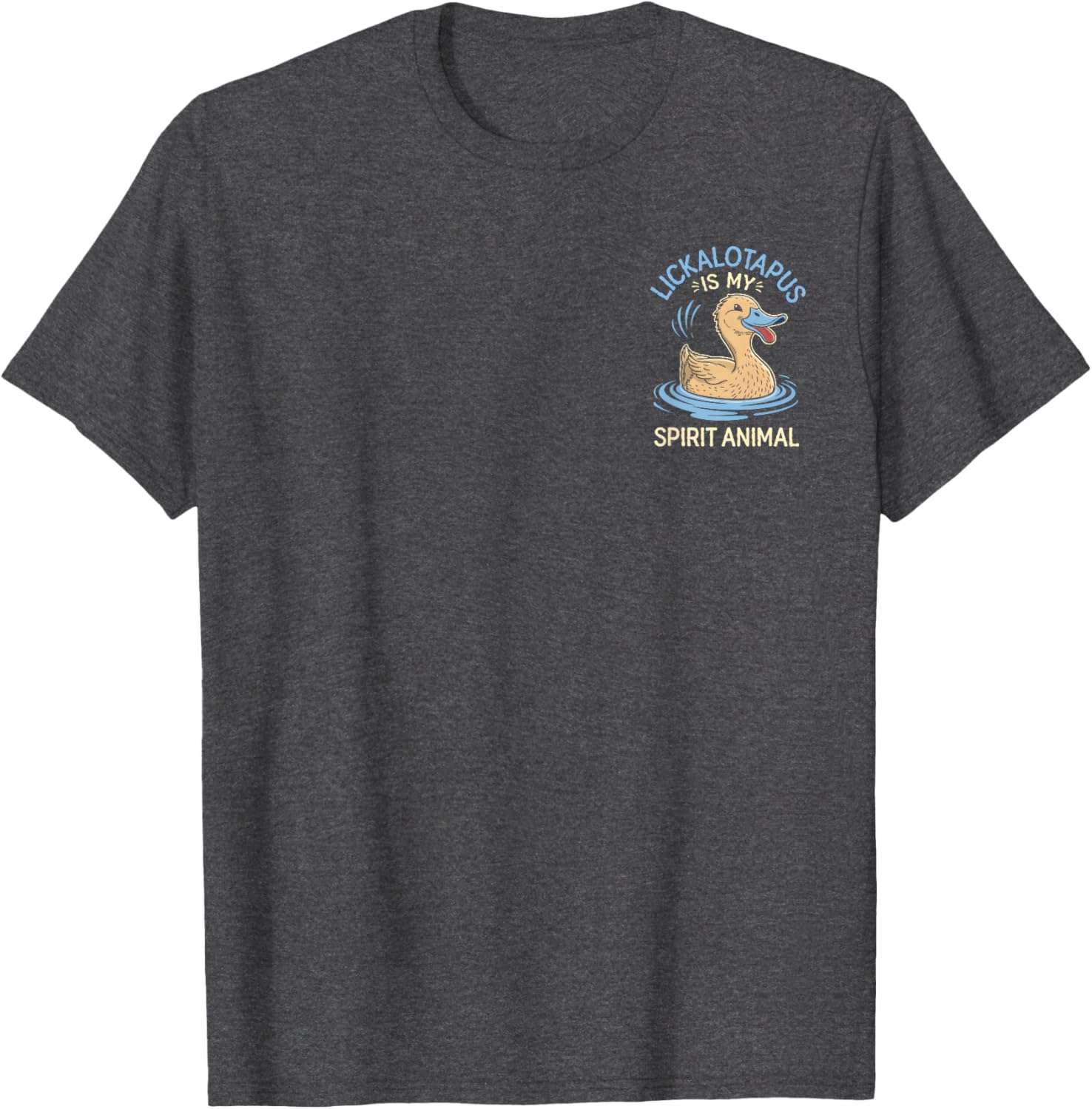 Funny Lickalotapus Spirit Animal T-Shirt for Meme Lovers and Friends - 12