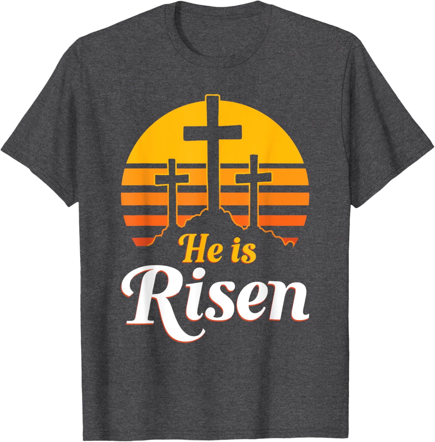 He Is Risen Christian Easter T-Shirt for Celebrating Jesus' Resurrection - 13