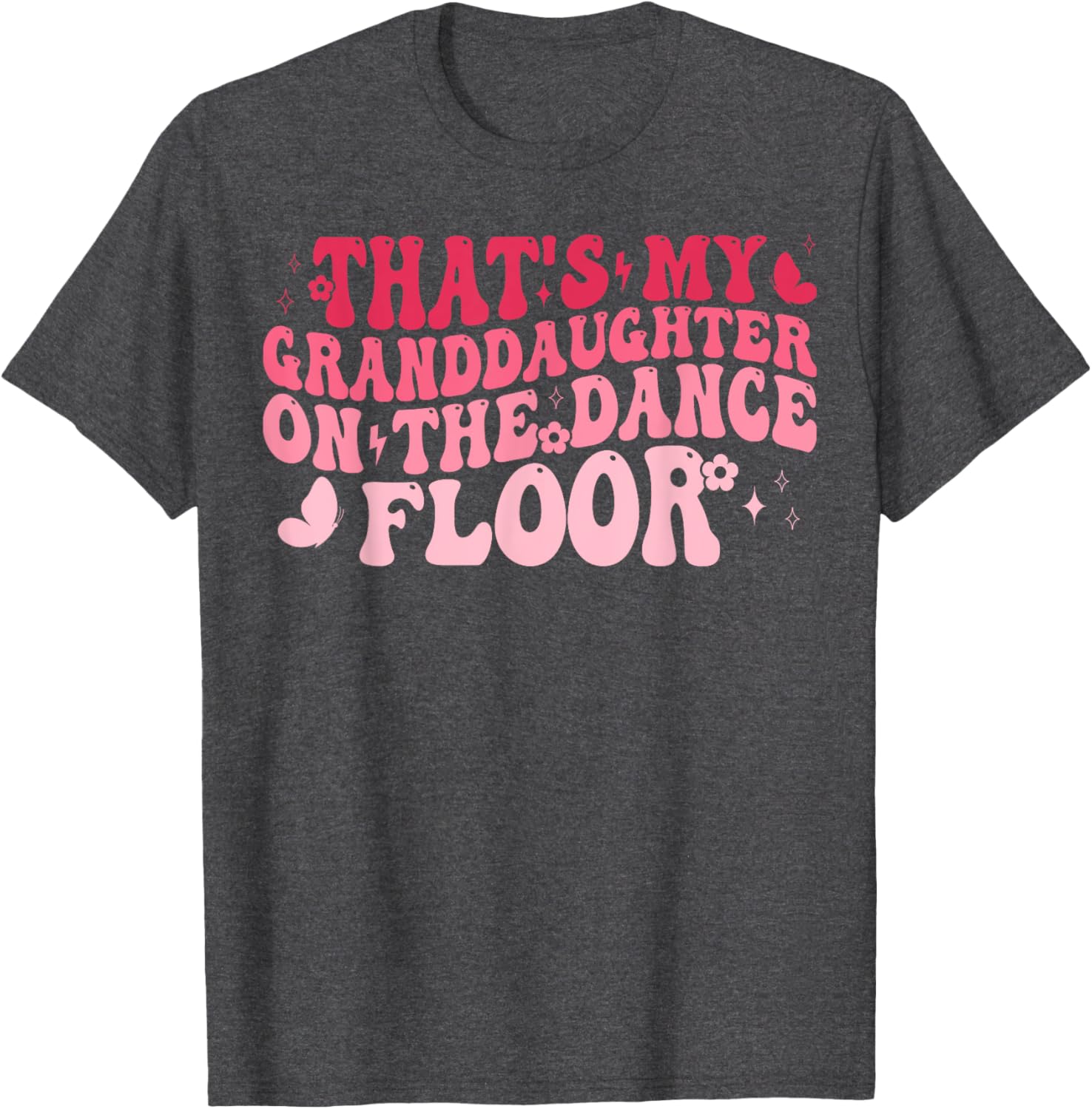 Proud Grandma Dance Recital T-Shirt Featuring Granddaughter on Dance Floor - 10