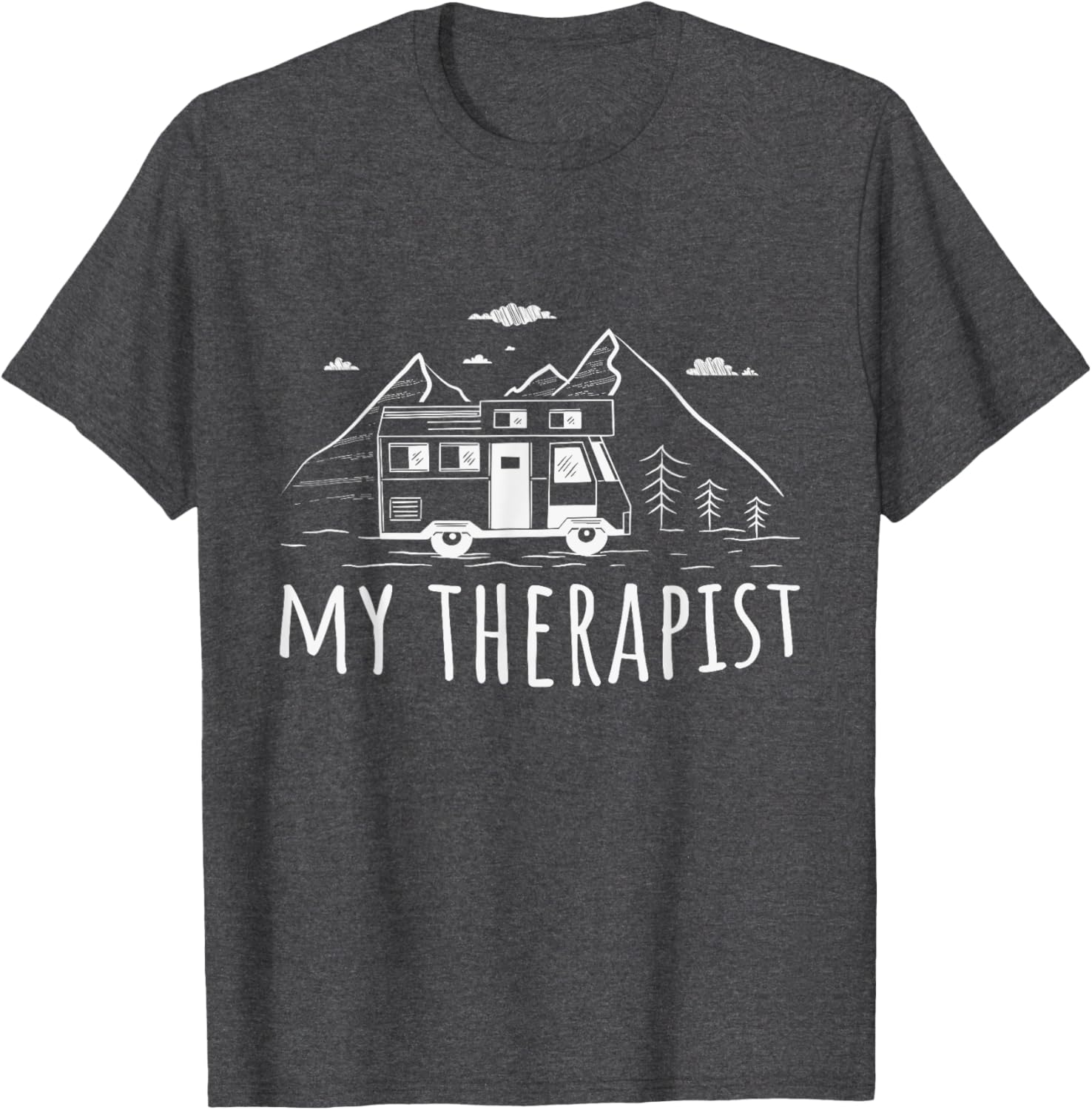 Camping Caravan My Therapist T-Shirt for Outdoor Adventure Lovers - 12
