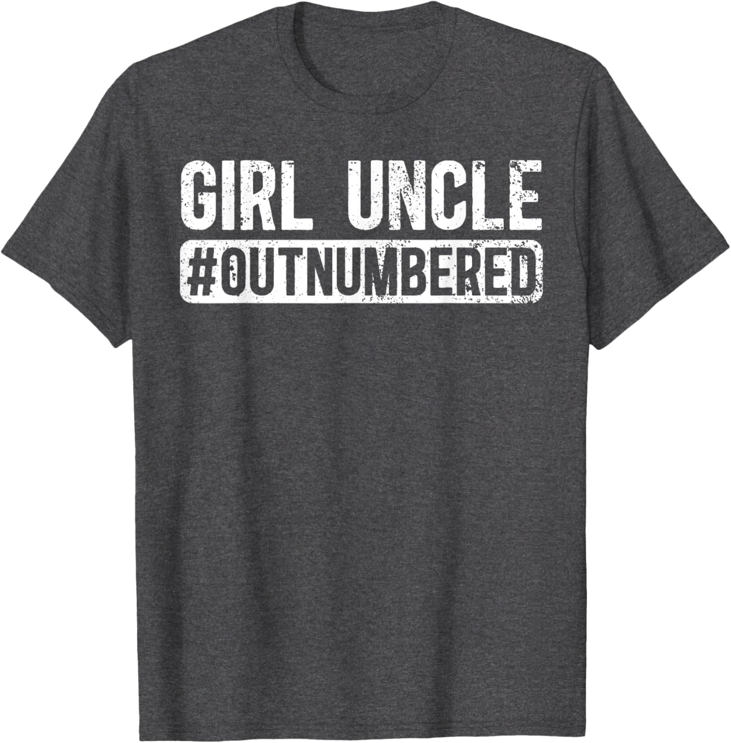 Funny Girl Uncle Outnumbered Girls T-Shirt for Cool Uncles - 19