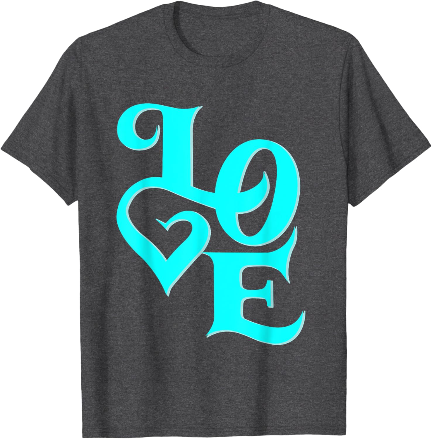 Stylish Turquoise Graphic T-Shirt Perfect for Fashionable Outfits - 8