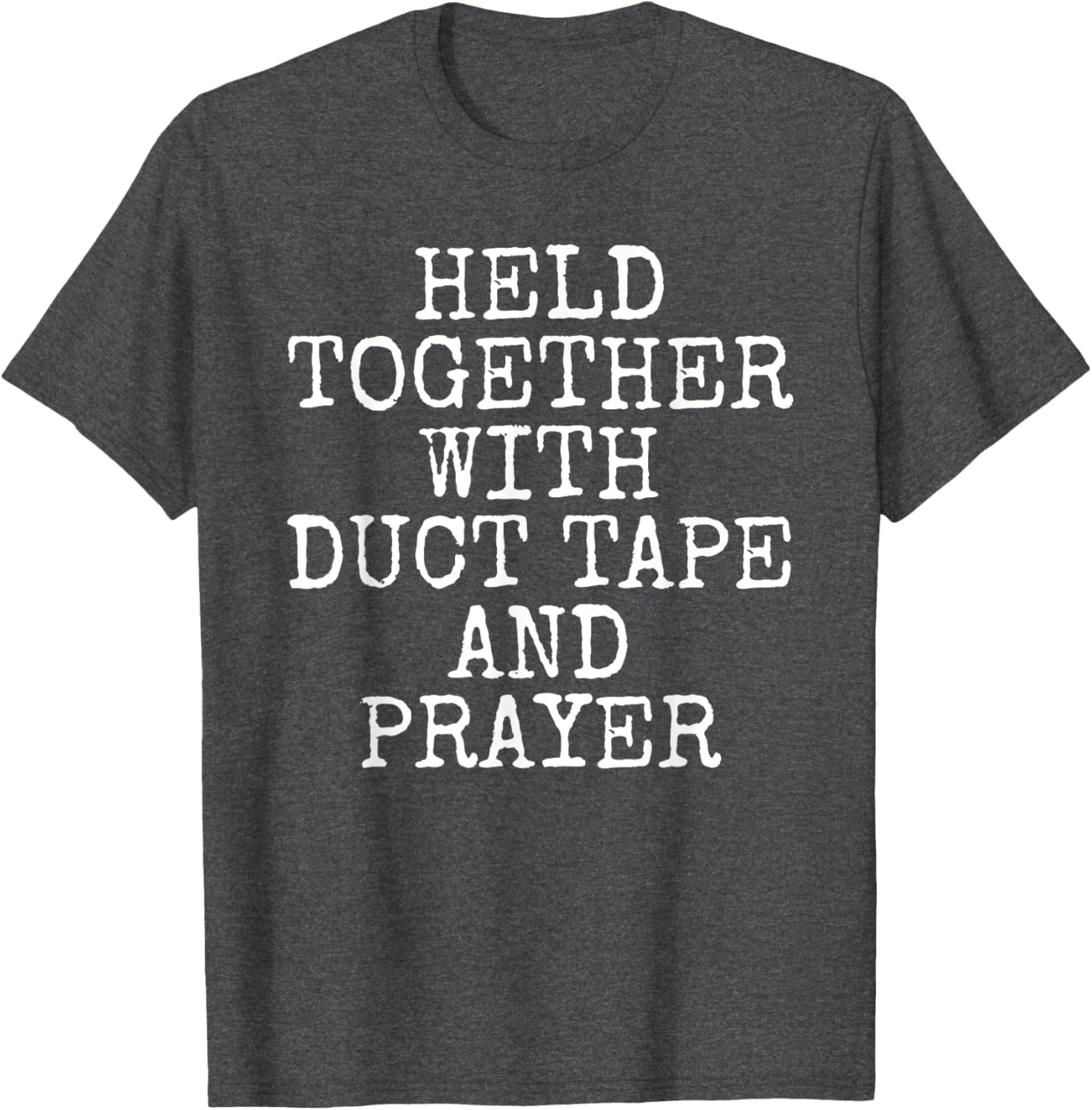 Funny Pastor T-Shirt Held Together With Duct Tape And Prayer Humor - 5