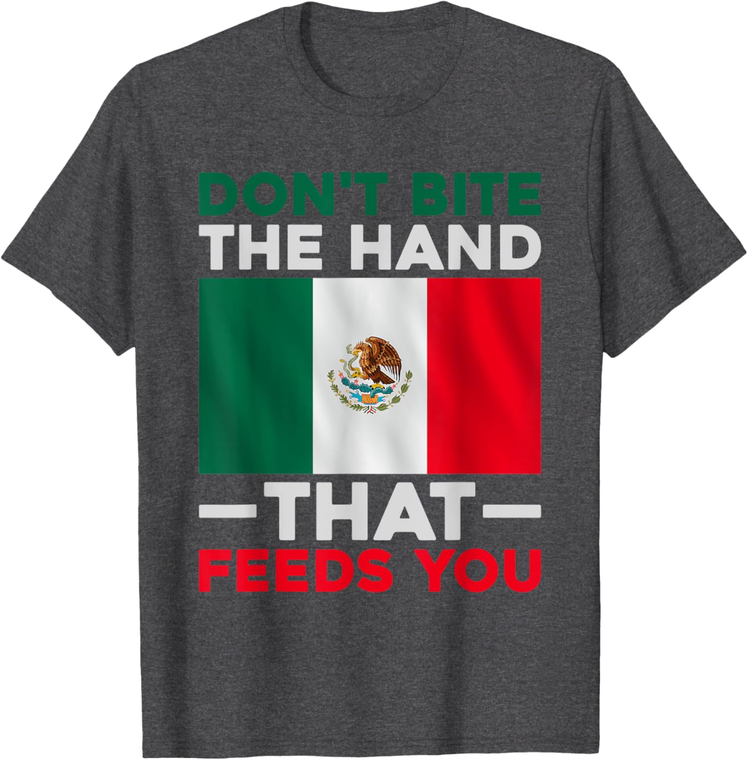 Don't Bite the Hand That Feeds You Immigration Ice Raids T-Shirt - 7
