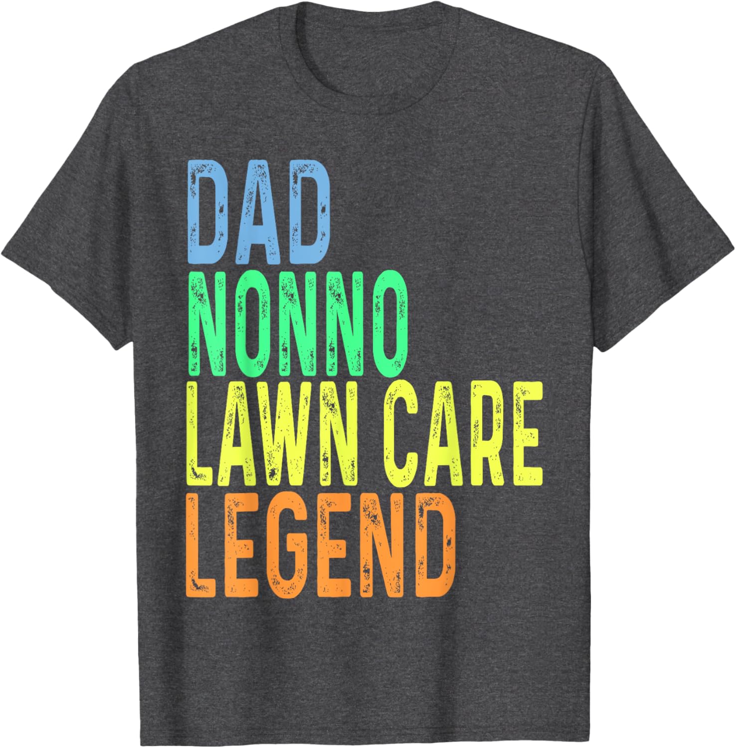 Funny Dad Nonno Lawn Care Legend T-Shirt for Grass Mowing Enthusiasts - 8