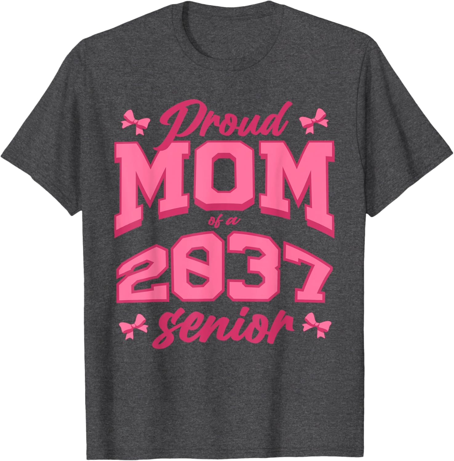 Proud Mom of 2037 Graduate Coquette T-Shirt - Stylish and Fun Apparel - 9