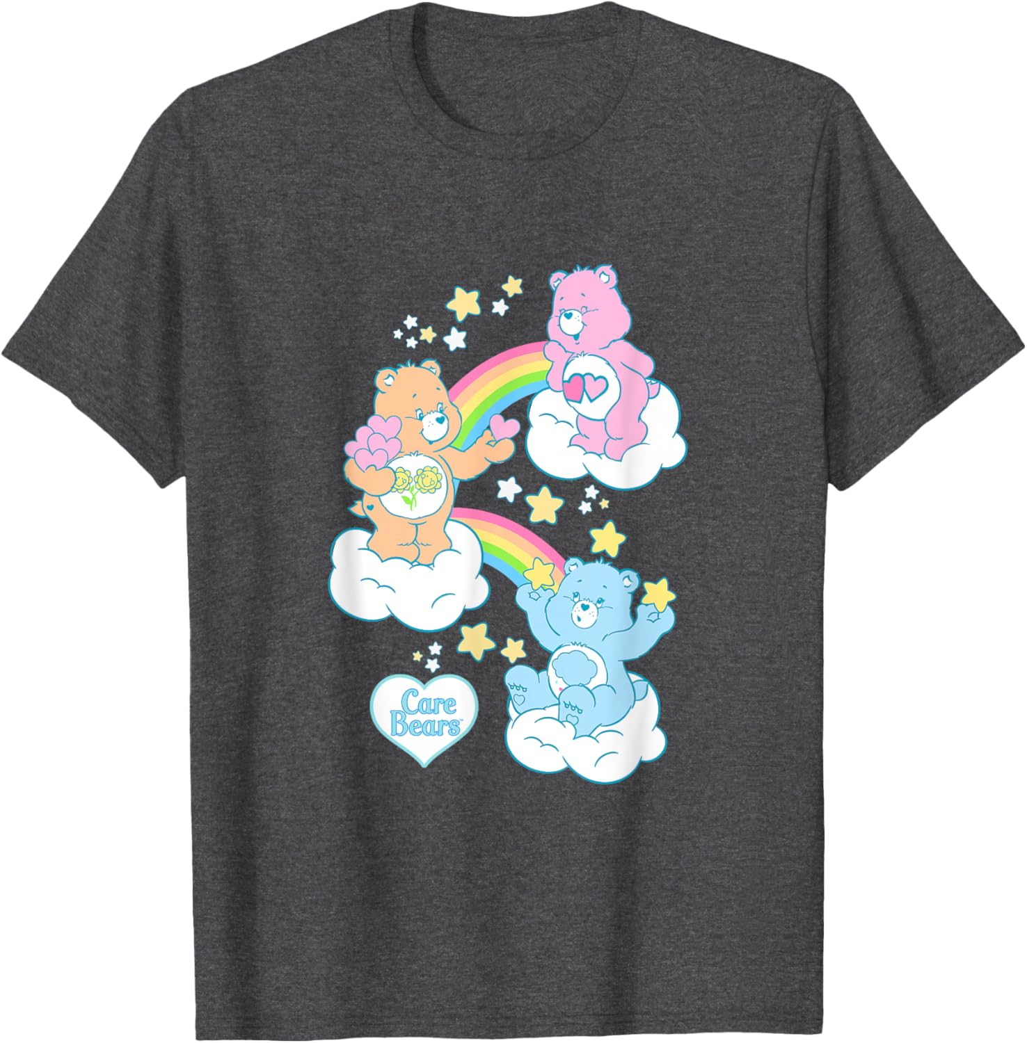 Care Bears Rainbow Kingdom Original Bear T-Shirt for Fun Stylish Wear - 10