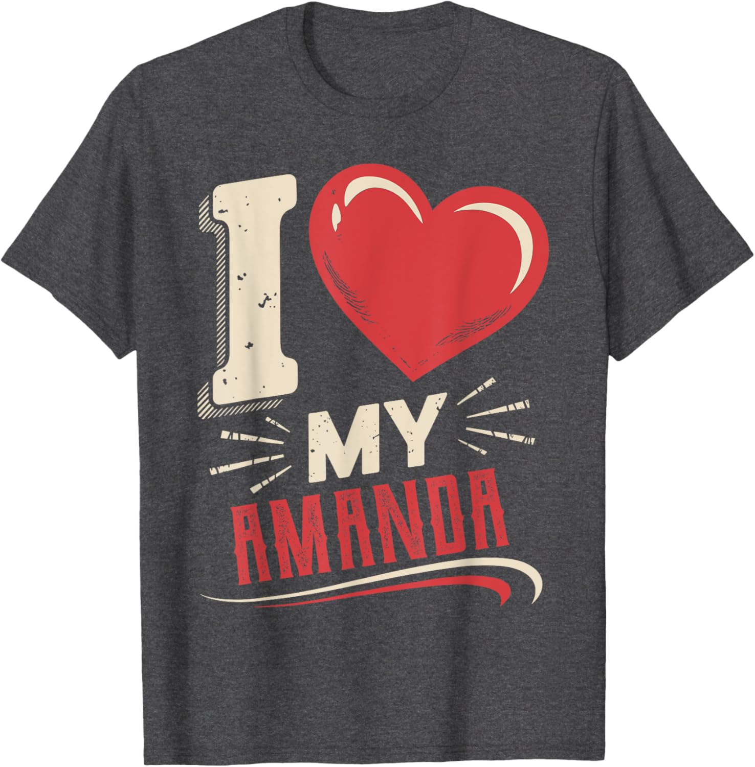 I Love My AMANDA T-Shirt Perfect Gift for AMANDA - Stylish and Fun Design - 11