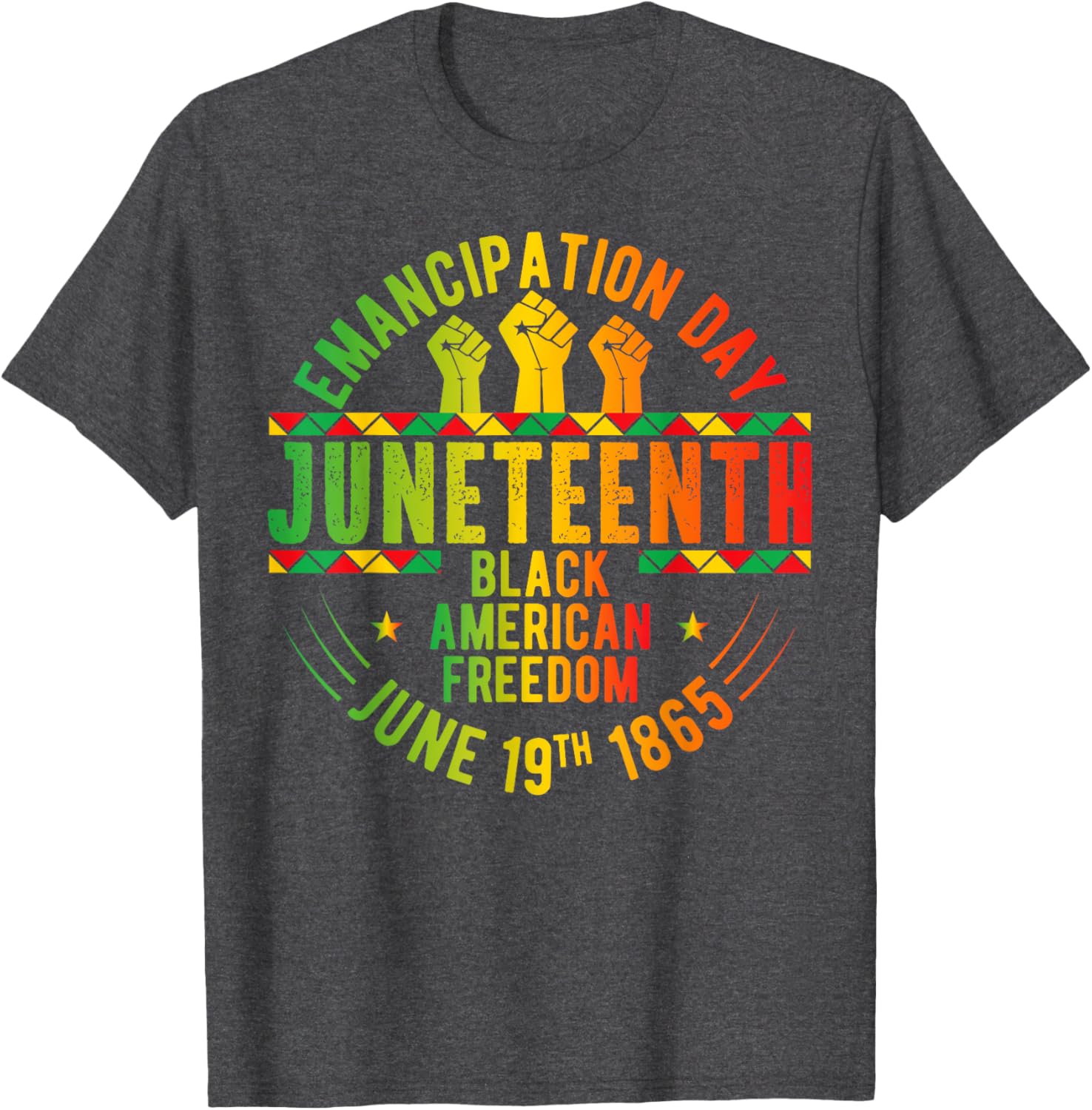 Juneteenth Freedom T-Shirt Celebrate Black History June 19 Apparel - 12