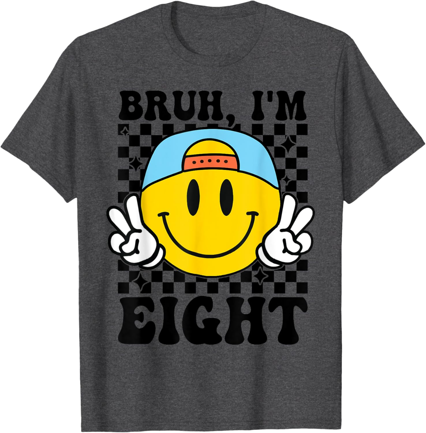 Groovy 8th Birthday T-Shirt for Boys and Girls Fun Gift Idea - 19