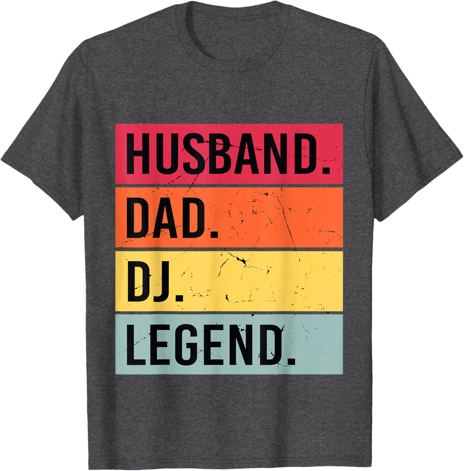 Husband Dad DJ Legend T-Shirt for Father's Day Music Lovers - 9