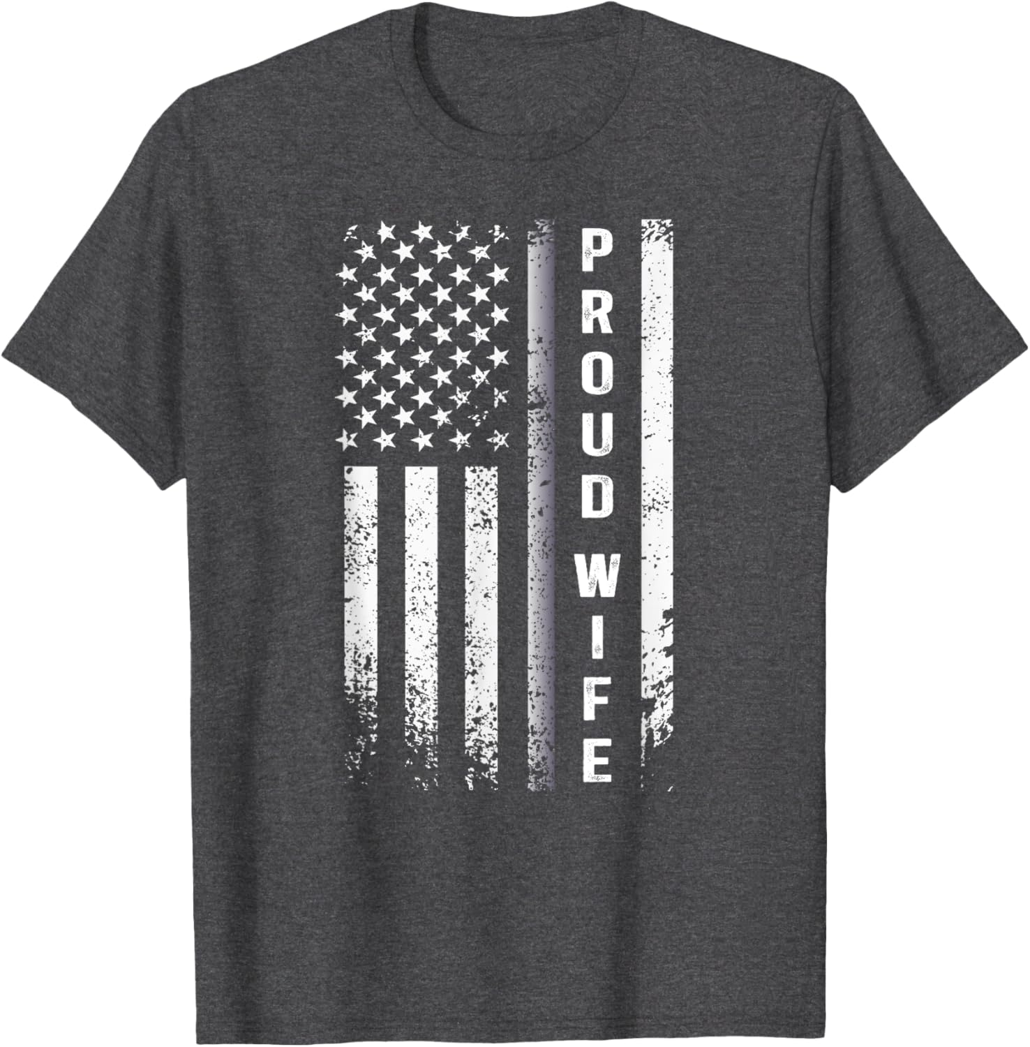 Proud Corrections Officer Wife US Flag T-Shirt Stylish and Comfortable Apparel - 14