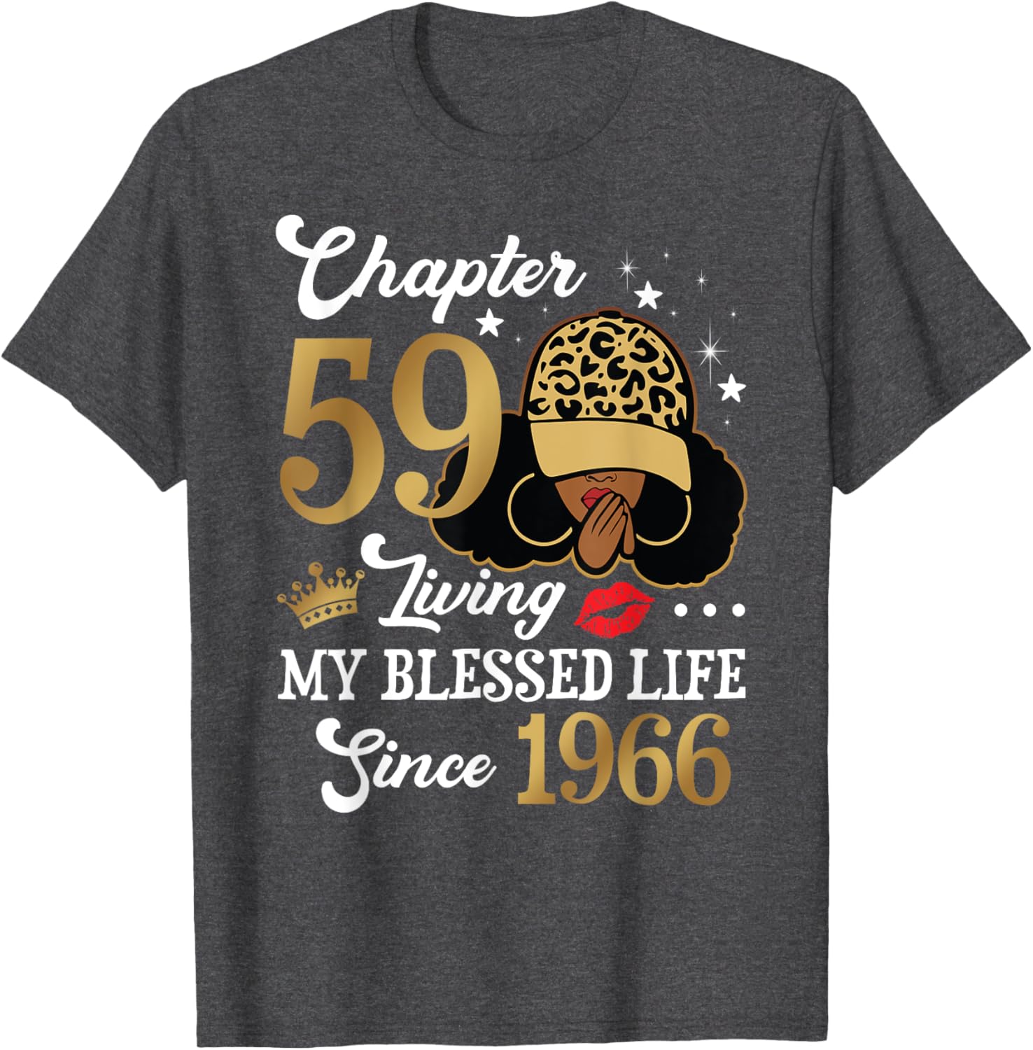 Black Woman Chapter 59 Blessed Life Since 1966 T-Shirt for All Ages - 1