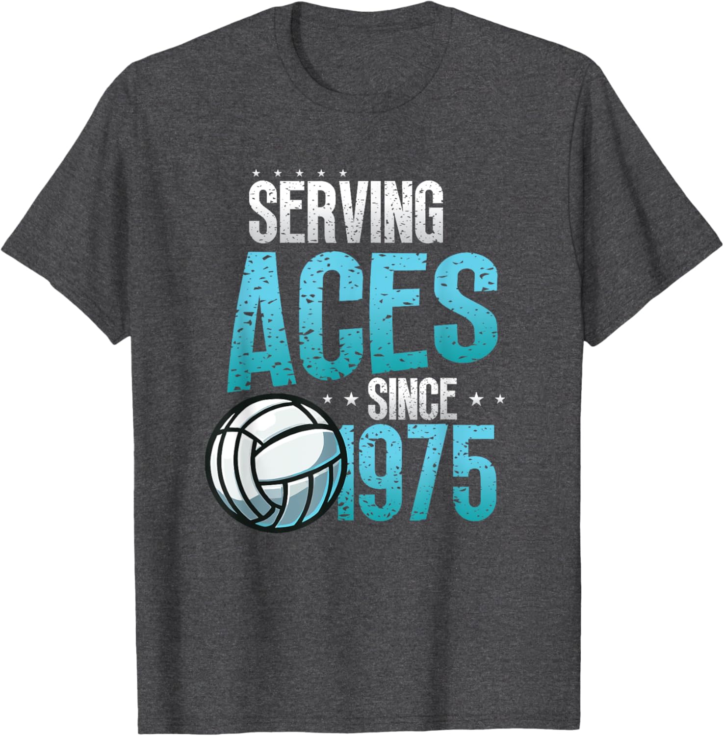 Serving Aces Volleyball Lover 50th Birthday T-Shirt for Fun Celebrations - 1