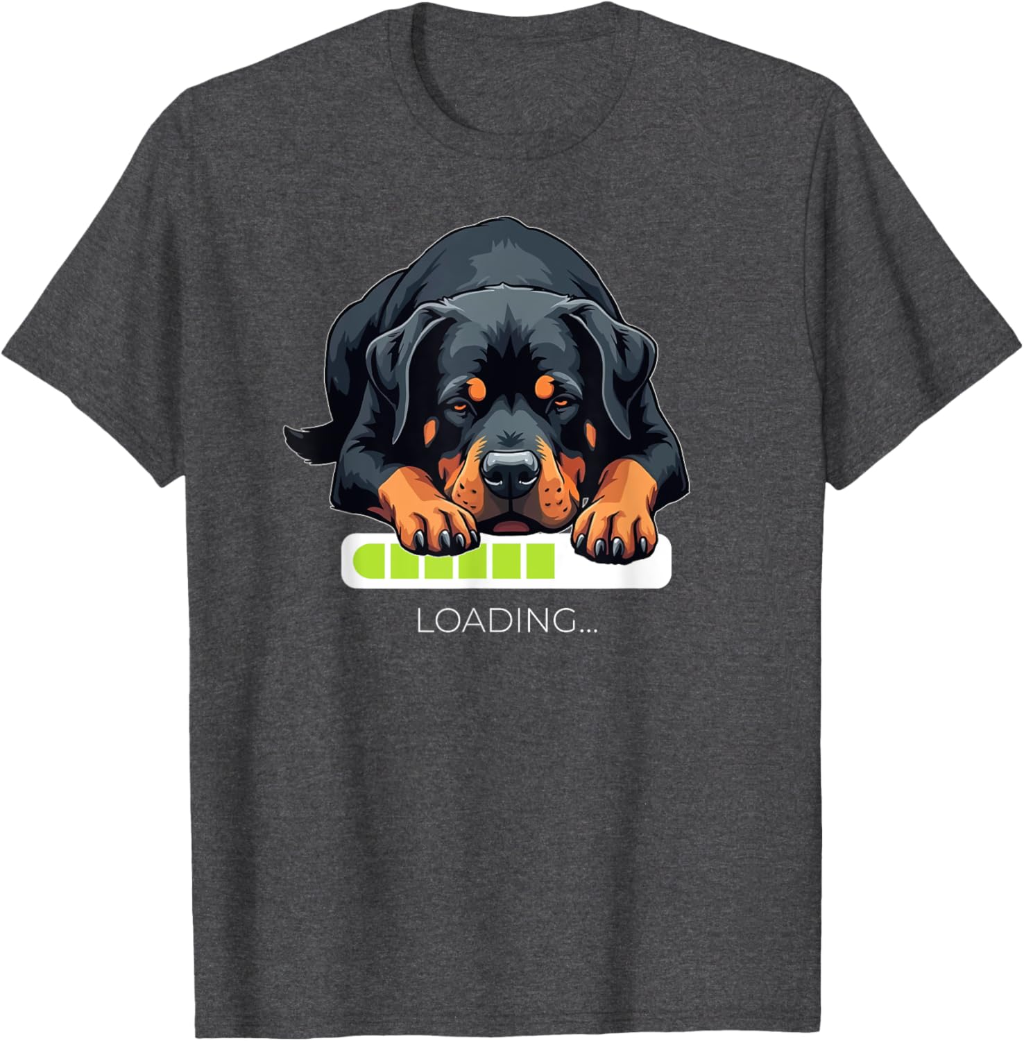 Rottweiler Loading T-Shirt Perfect for Dog Lovers and Rottie Fans - 7
