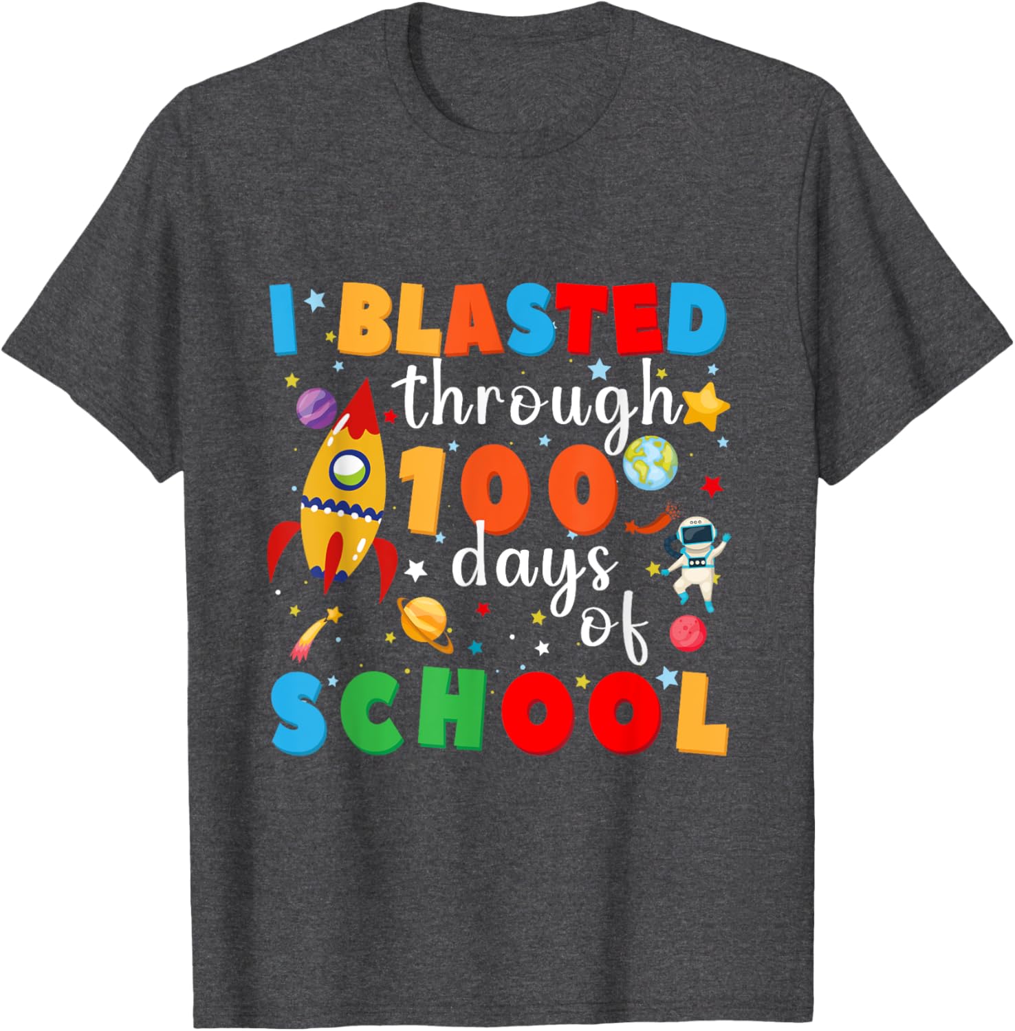 Celebrate 100 Days of School with Our Fun Teacher T-Shirt for Staff - 3