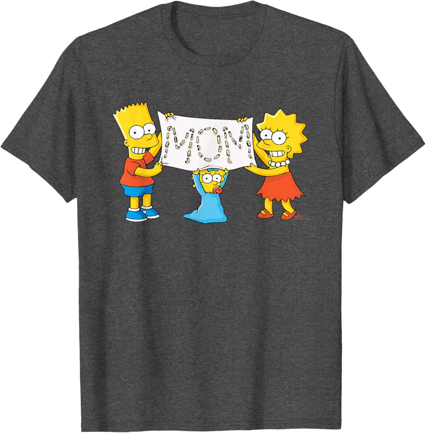 The Simpsons Macaroni Art T-Shirt Perfect Mother's Day Birthday Gift - 12