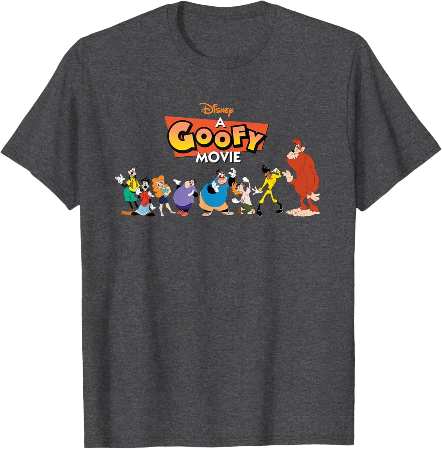 Disney A Goofy Movie 30th Anniversary Character Logo T-Shirt for Fans - 19