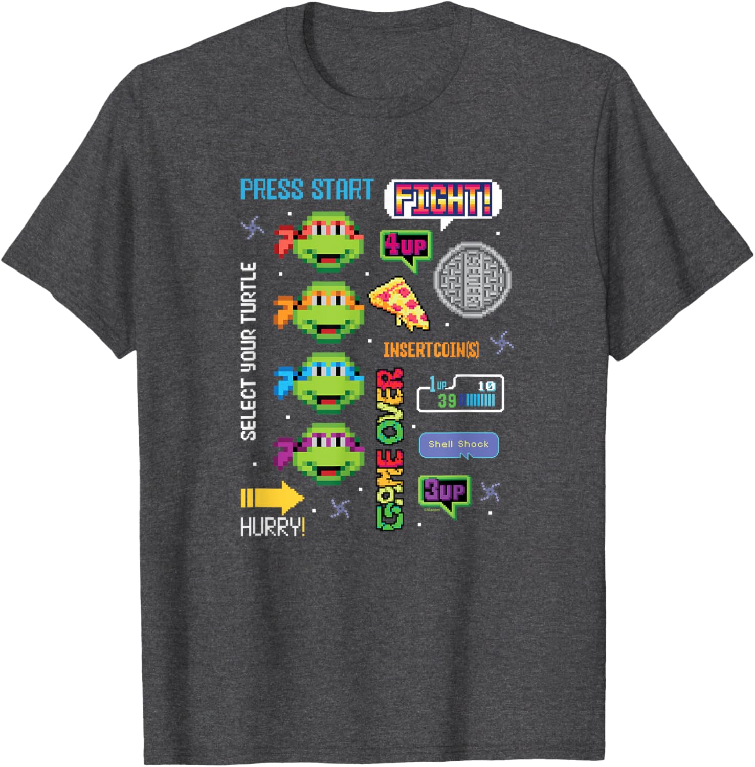 Teenage Mutant Ninja Turtles Icon Cluster T-Shirt for Cool Teens - 6