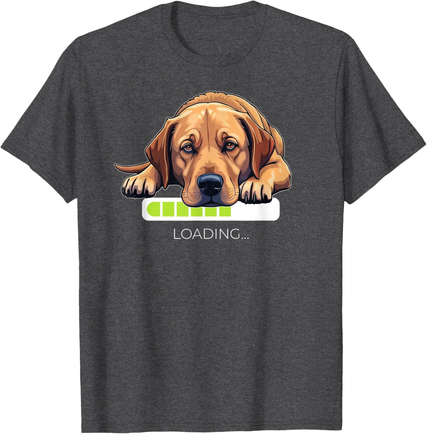 Labrador Retriever Dog Loading Graphic T-Shirt for Dog Lovers - 1