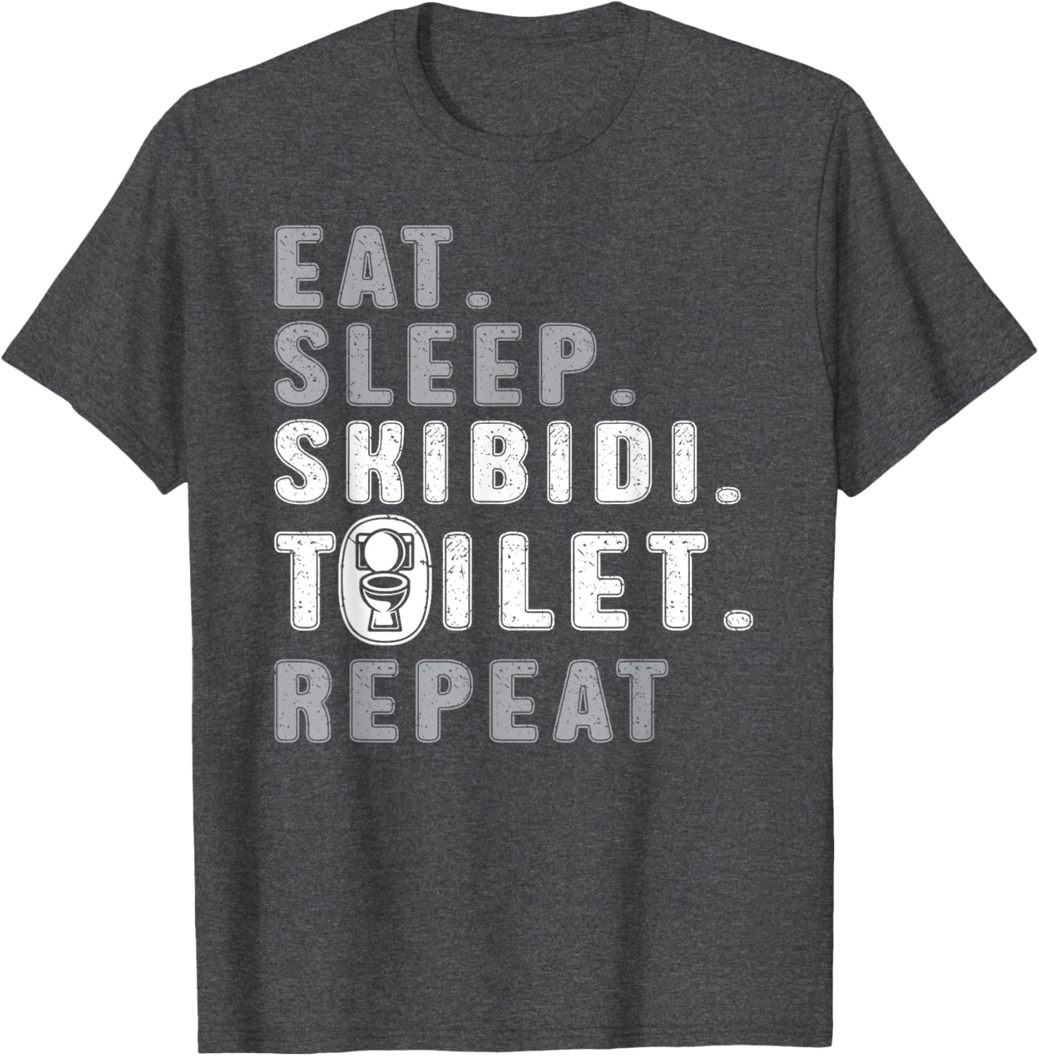Funny Eat Sleep Skibidi Toilet Meme T-Shirt for Rizz Lovers - 8