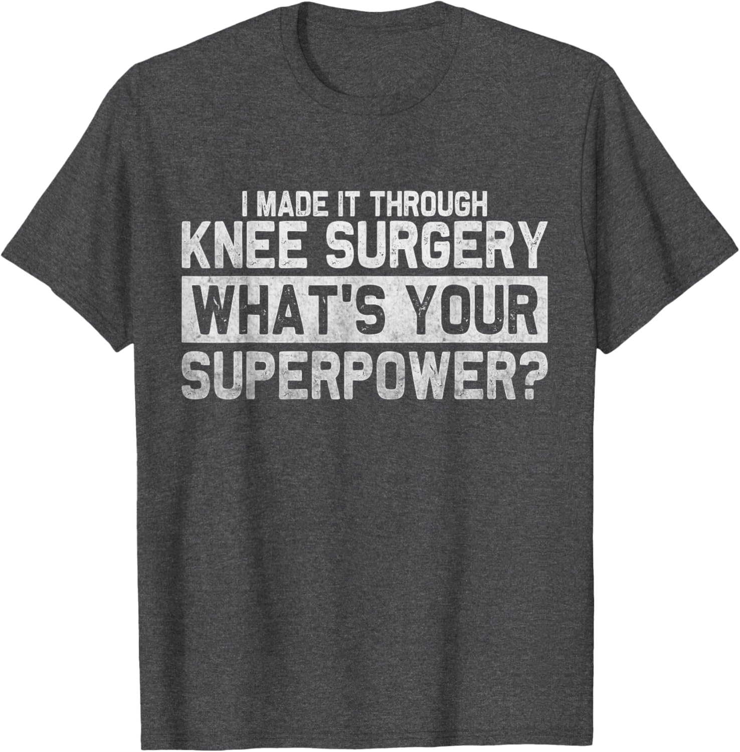 Funny Knee Replacement Recovery T-Shirt for Broken Knee Surgery Recovery - 4