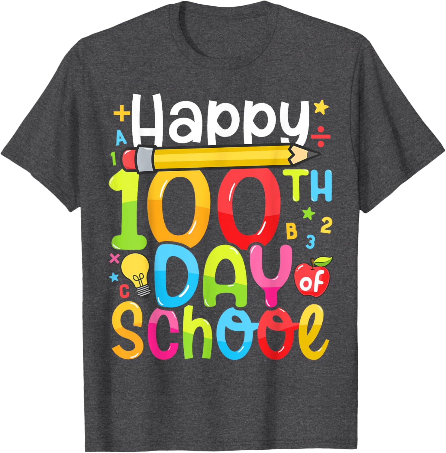 Happy 100th Day of School T-Shirt for Kids and Teachers – Fun Celebration Gear - 16