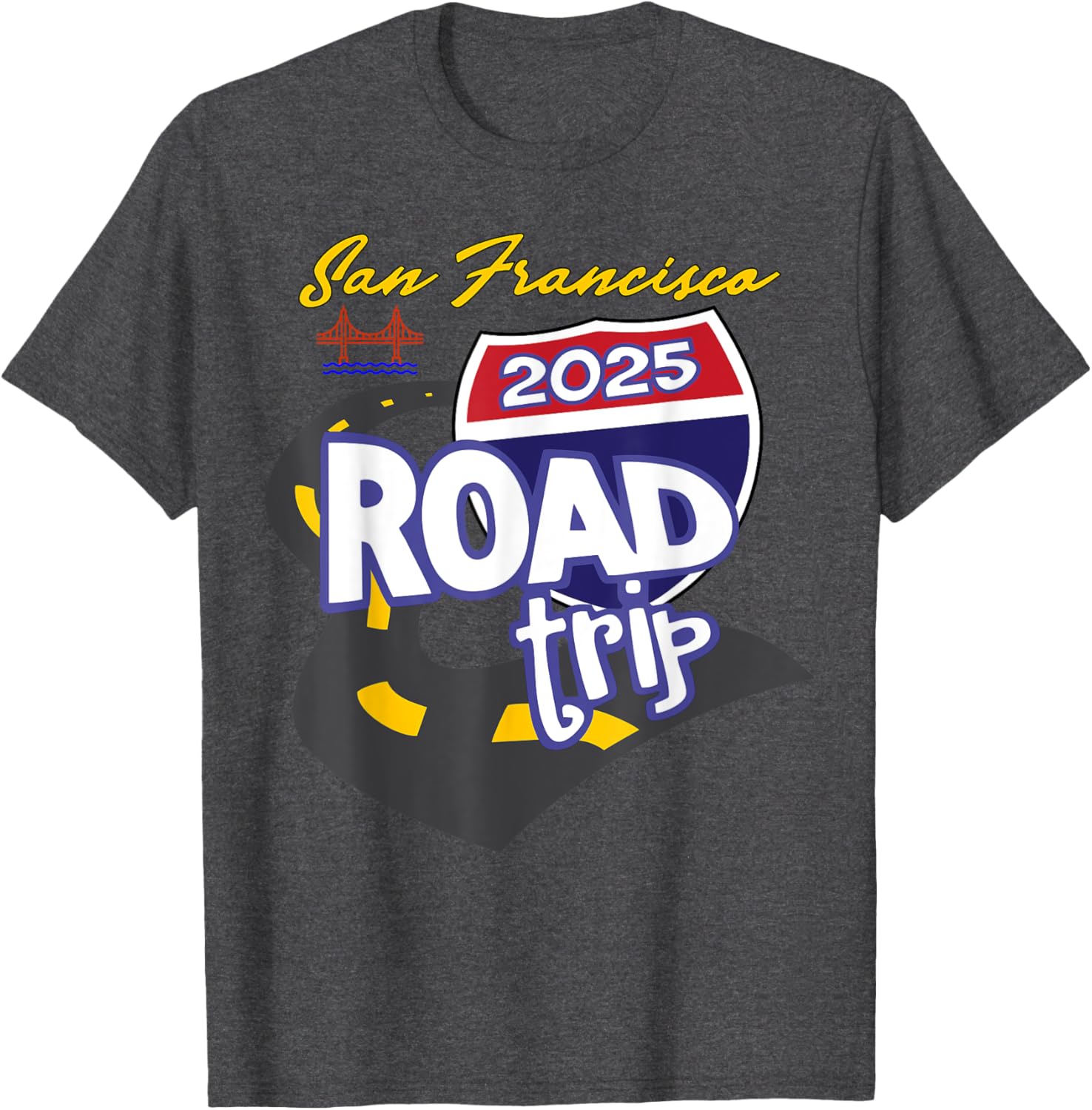 2025 San Francisco Road Trip T-Shirt for Travel Lovers and Adventurers - 8