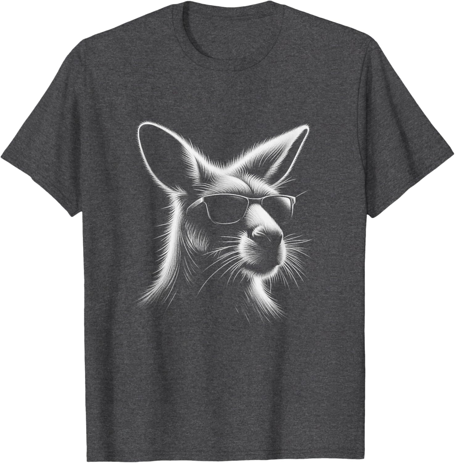 Cool Kangaroo Sunglasses T-Shirt for Men and Kids - Fun Summer Fashion - 2