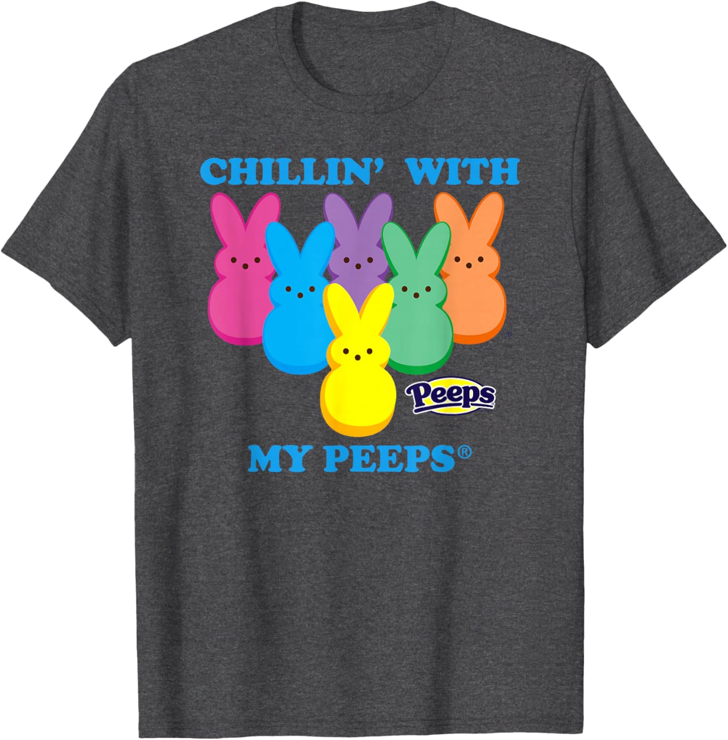 Peeps Easter Chillin With My Peeps Sweet Squad Fun T-Shirt for Kids - 2