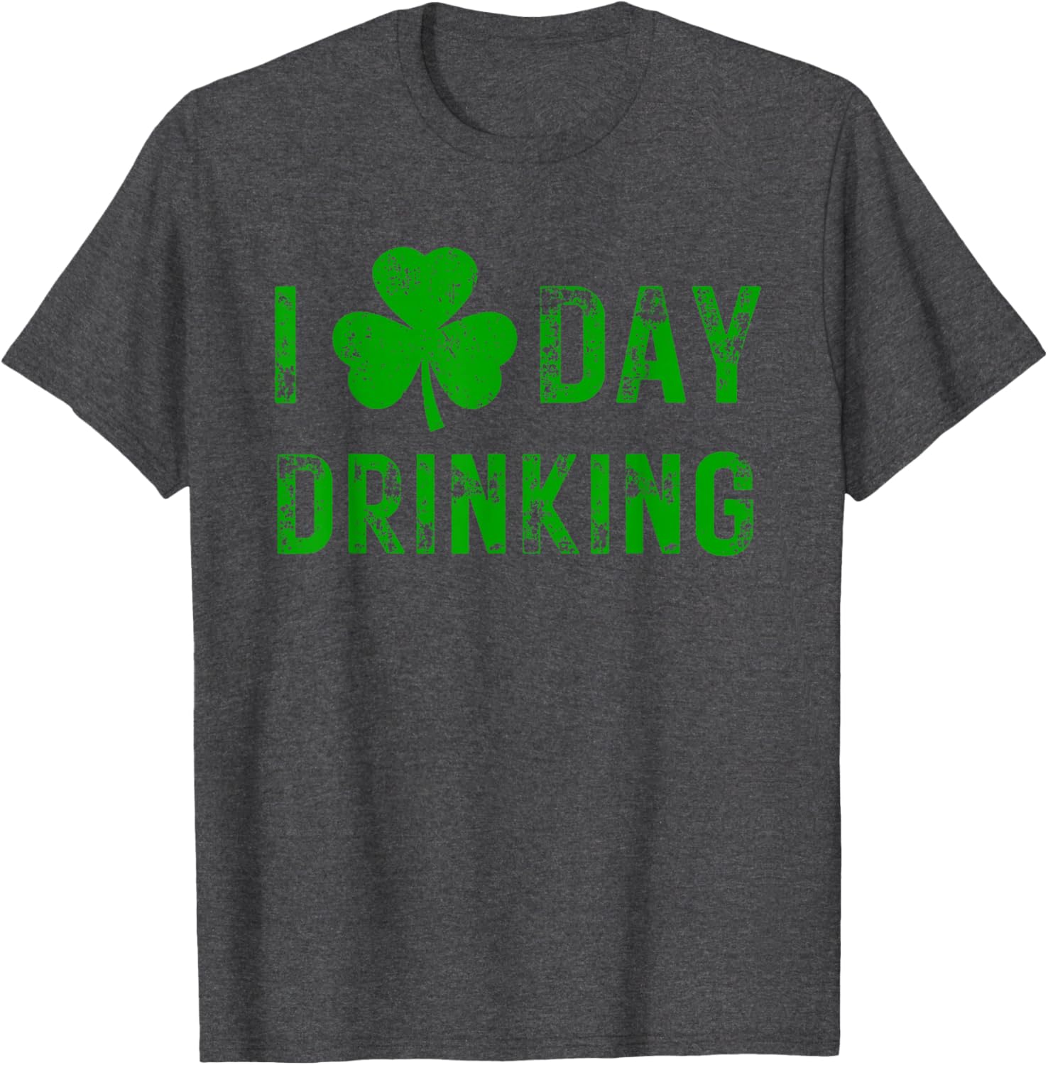 I Love Day Drinking Shamrock Heart St Paddy's Day T-Shirt for Fun Celebrations - 19