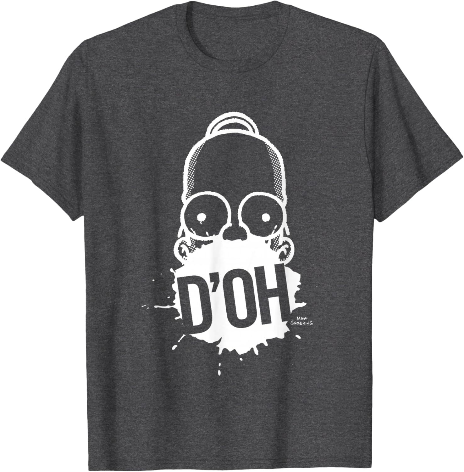 The Simpsons Homer D'Oh Distressed Logo T-Shirt for Fans and Collectors - 3