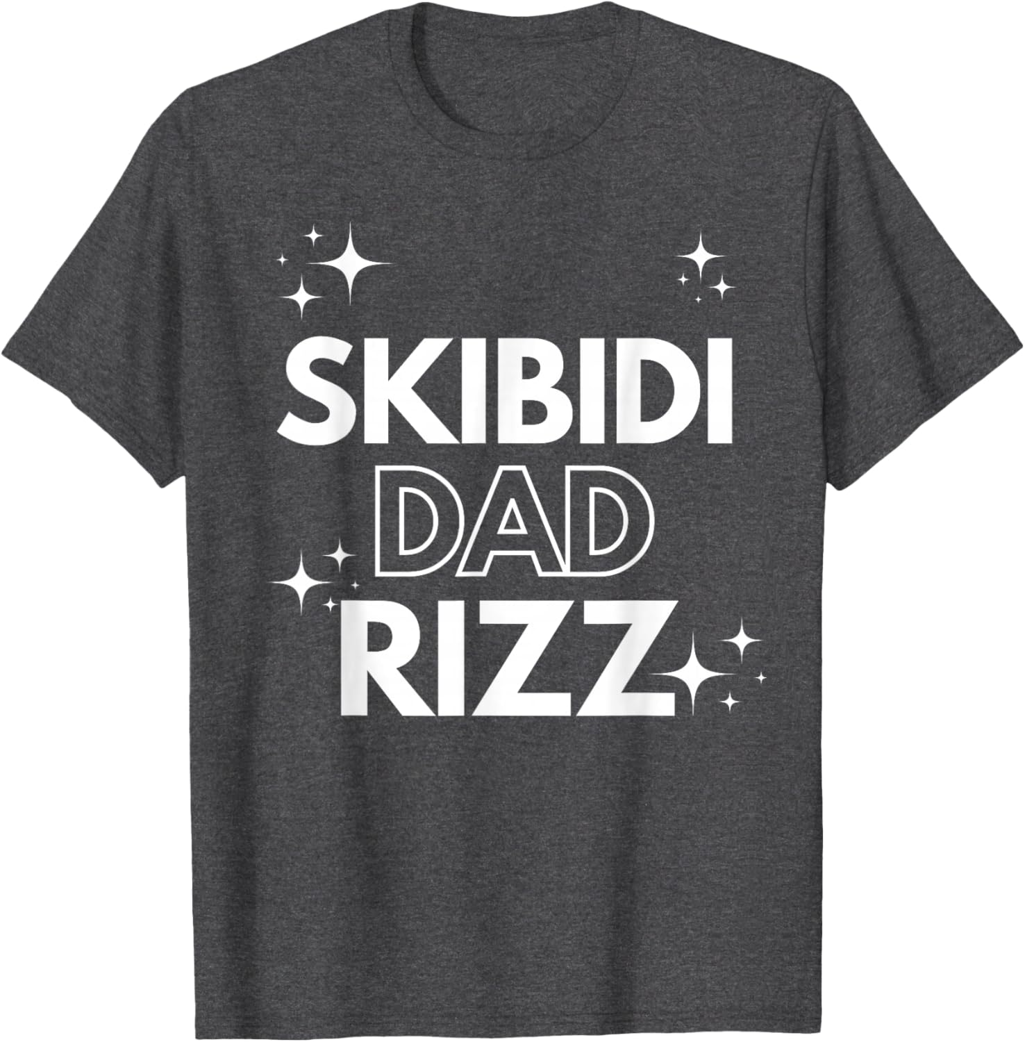 Funny Father's Day Skibidi Dad Rizz T-Shirt for Middle School Dads - 13