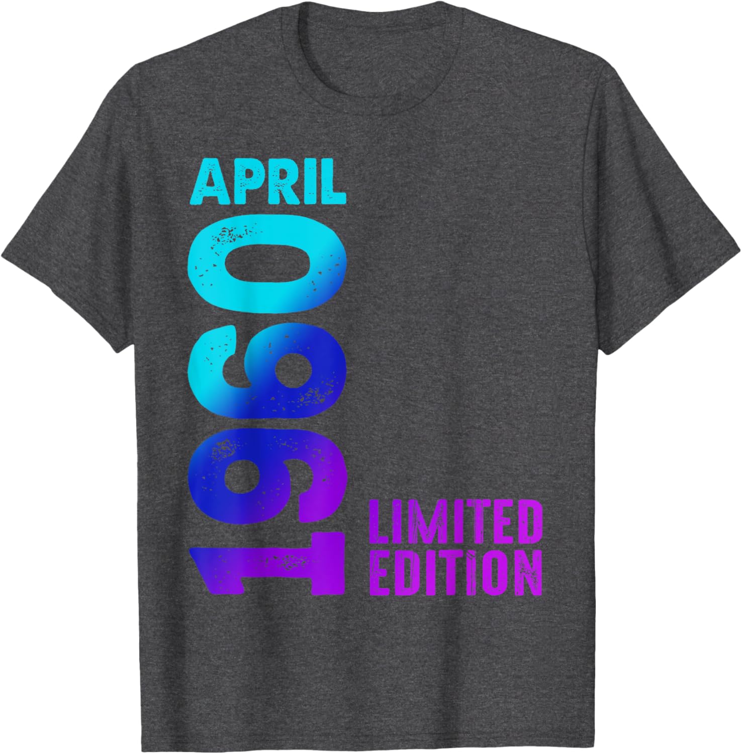 Limited Edition 1960 Retro Vintage T-Shirt for April Celebrations - 21