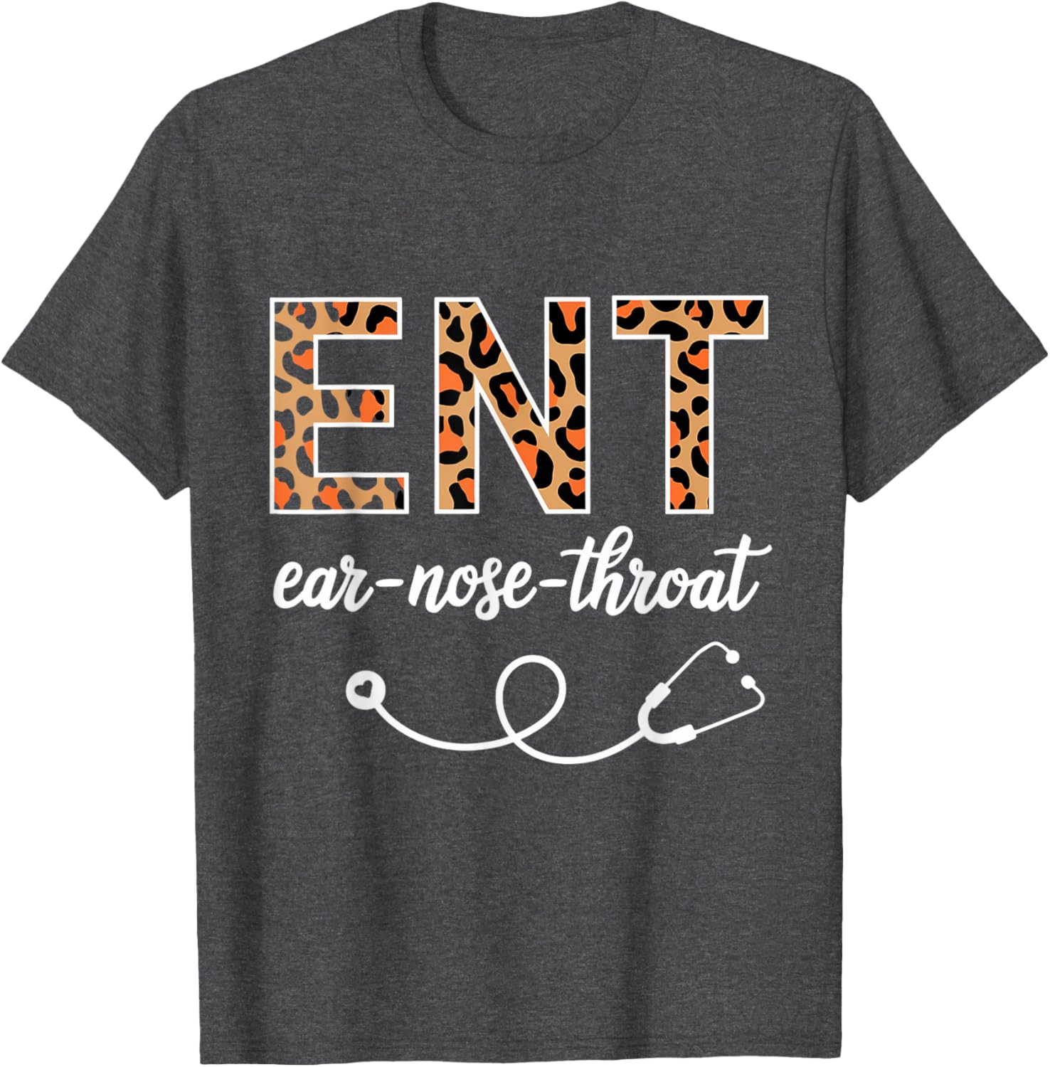 Leopard Print ENT T-Shirt for Otolaryngologists and Ear Nose Throat Lovers - 2