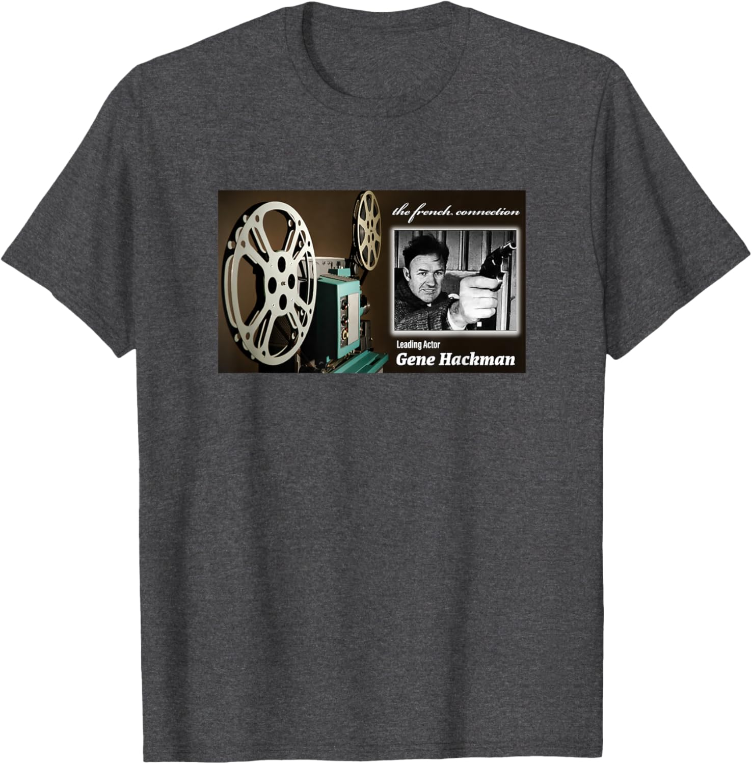 Gene Hackman T-Shirt for Fans Stylish Comfortable Clothing Shoewear - 21