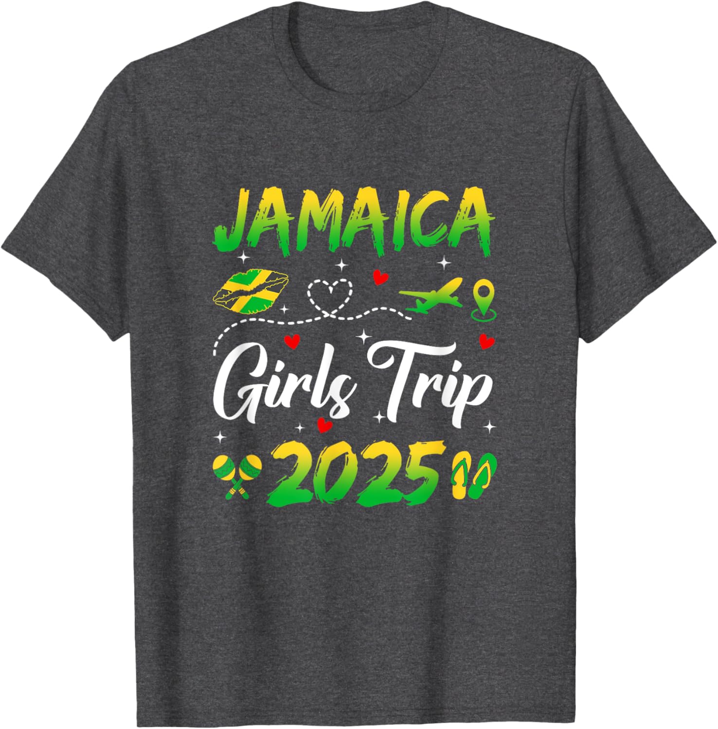 Jamaica Girls Trip 2025 Summer Matching T-Shirts for Fun Getaways - 7