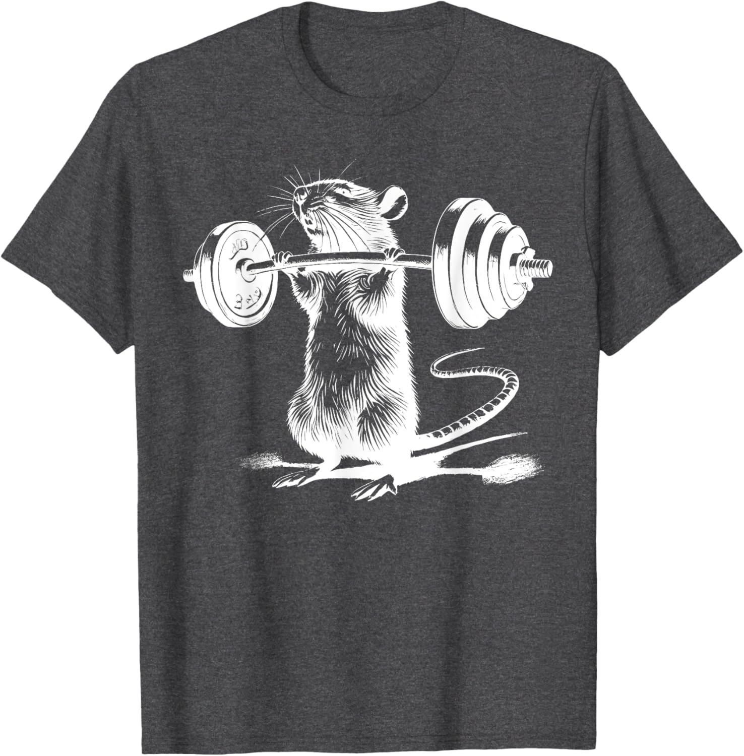Retro Gym Rat Fitness T-Shirt for Bodybuilding and Weight Lifting Fans - 22